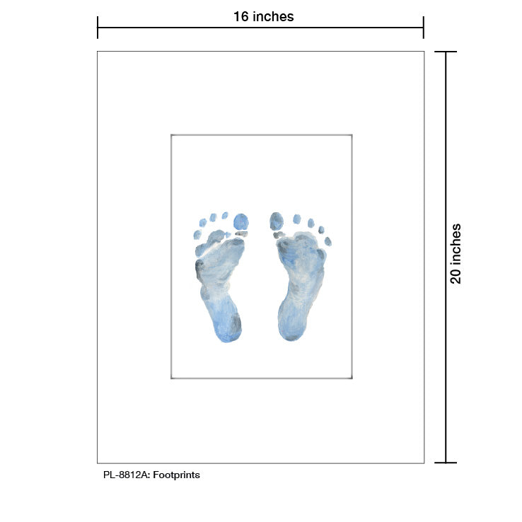 Footprints, Print (#8812A) - Arte House