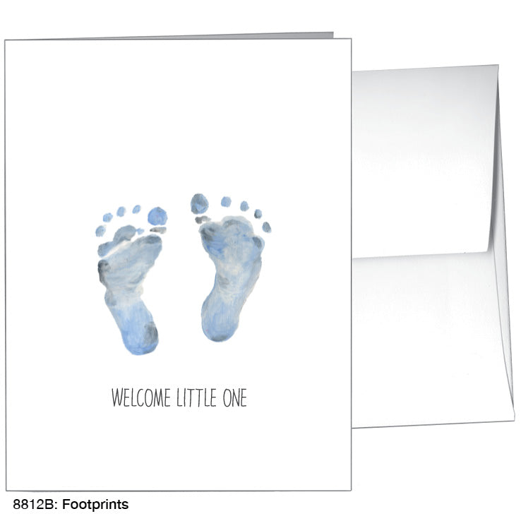Footprints, Greeting Card (8812B) - Arte House