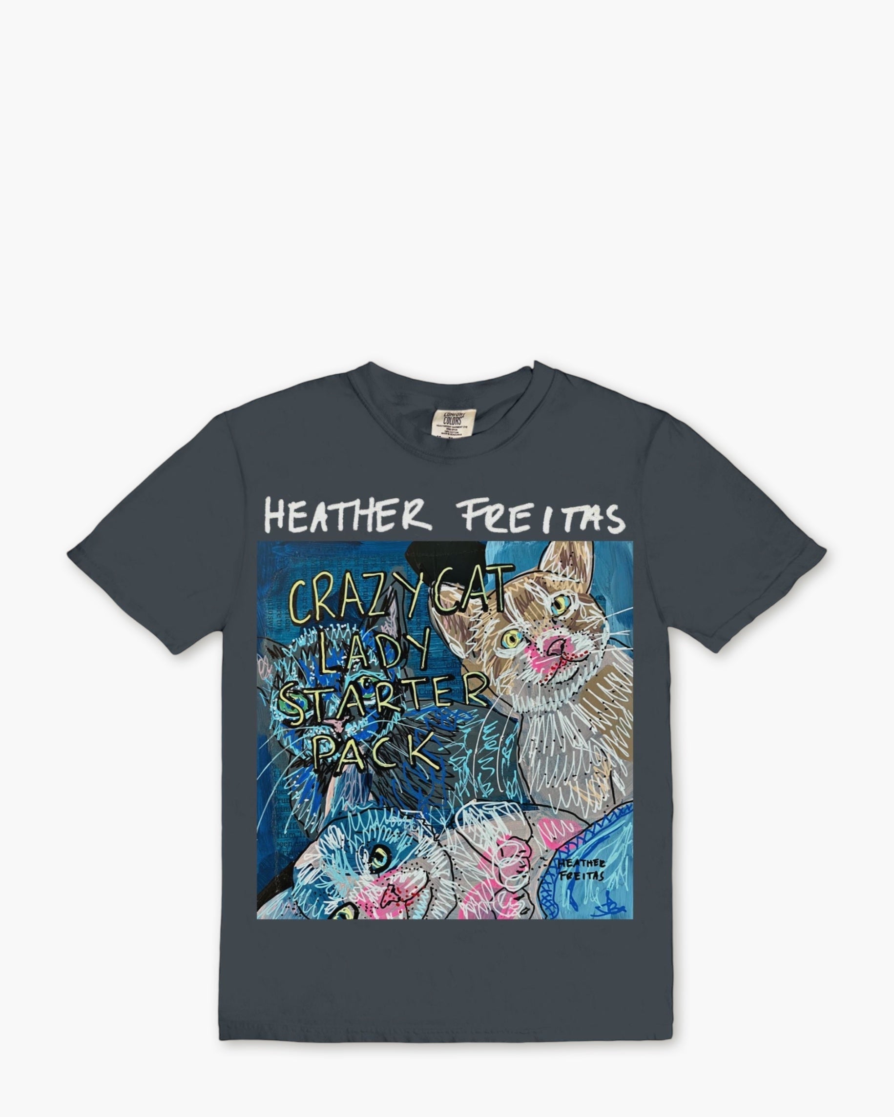 Crazy Cat Lady Starter Pack Tee - Arte House