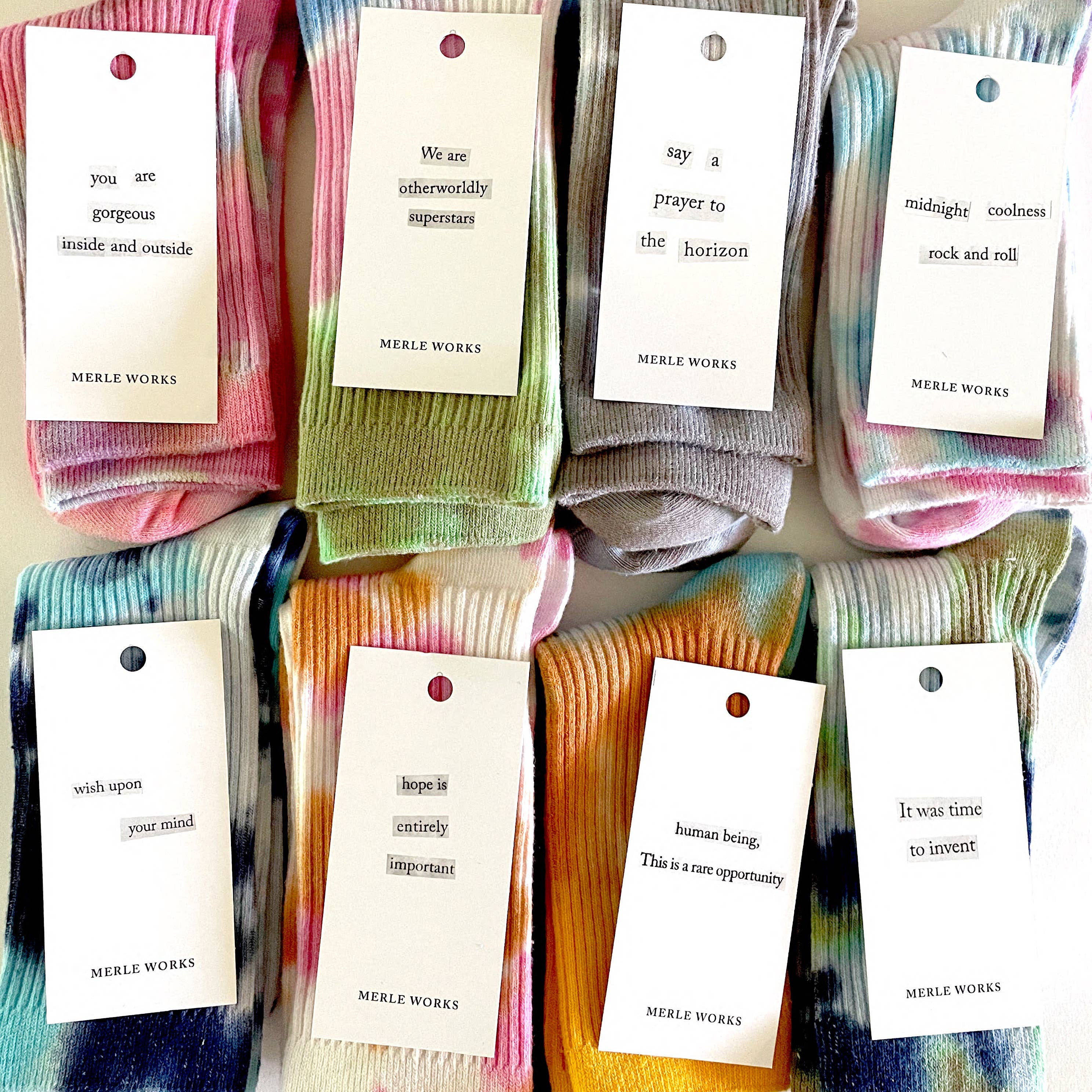 Harvest Tie-dyed Dressy Socks