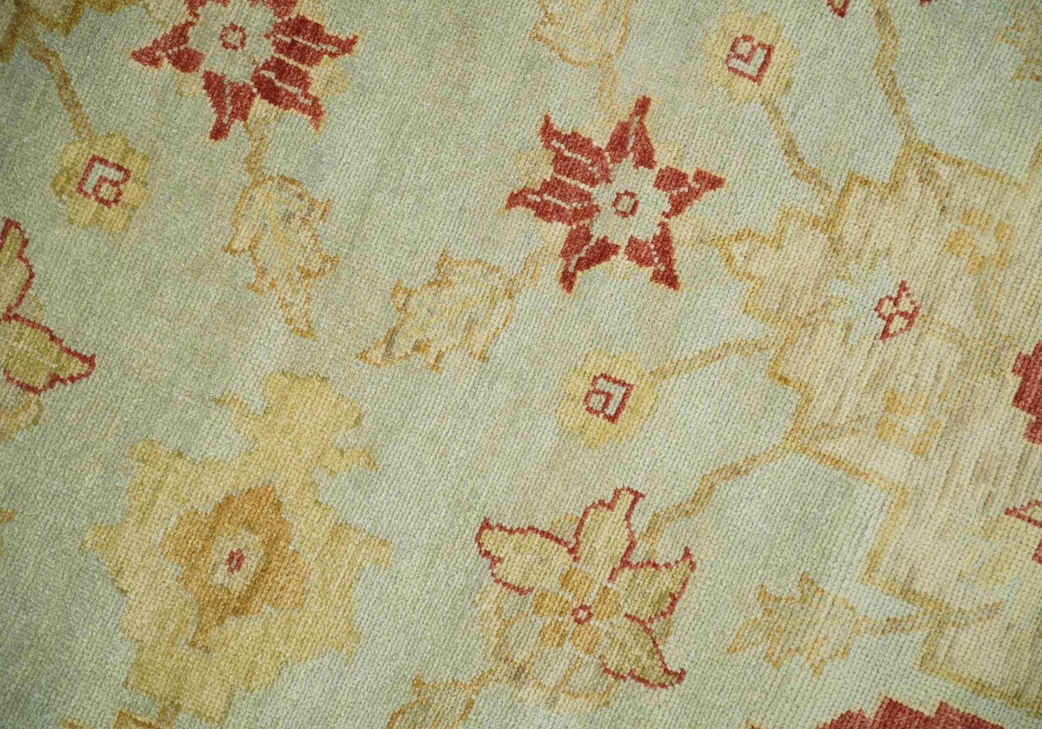 8x10 Fine Hand Knotted Beige and Rust Traditional Vintage Persian Antique Wool Rug | AGR36 - Arte House