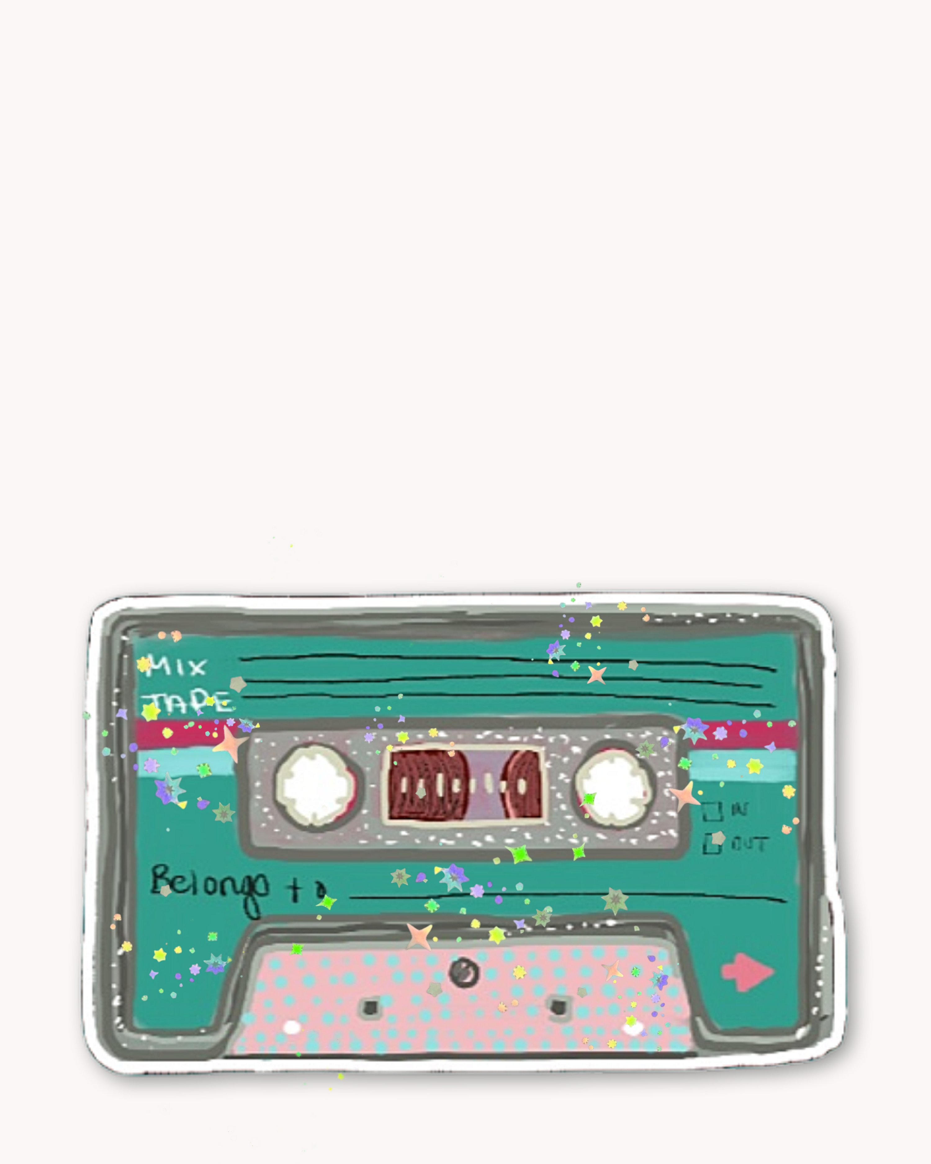 Emerald Mixtape Sticker - Arte House