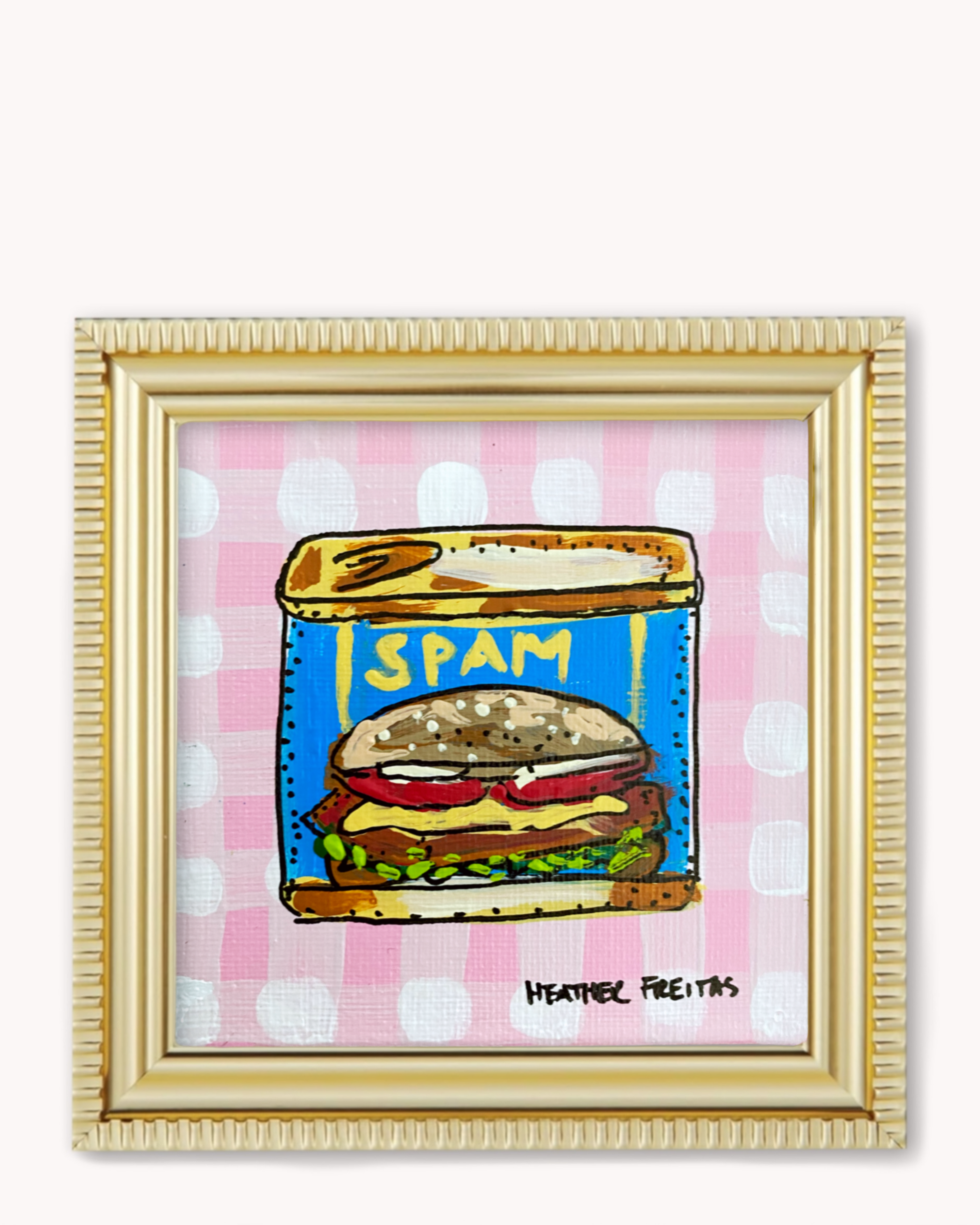 Spam Framed Magnet ( Medium ) - Arte House
