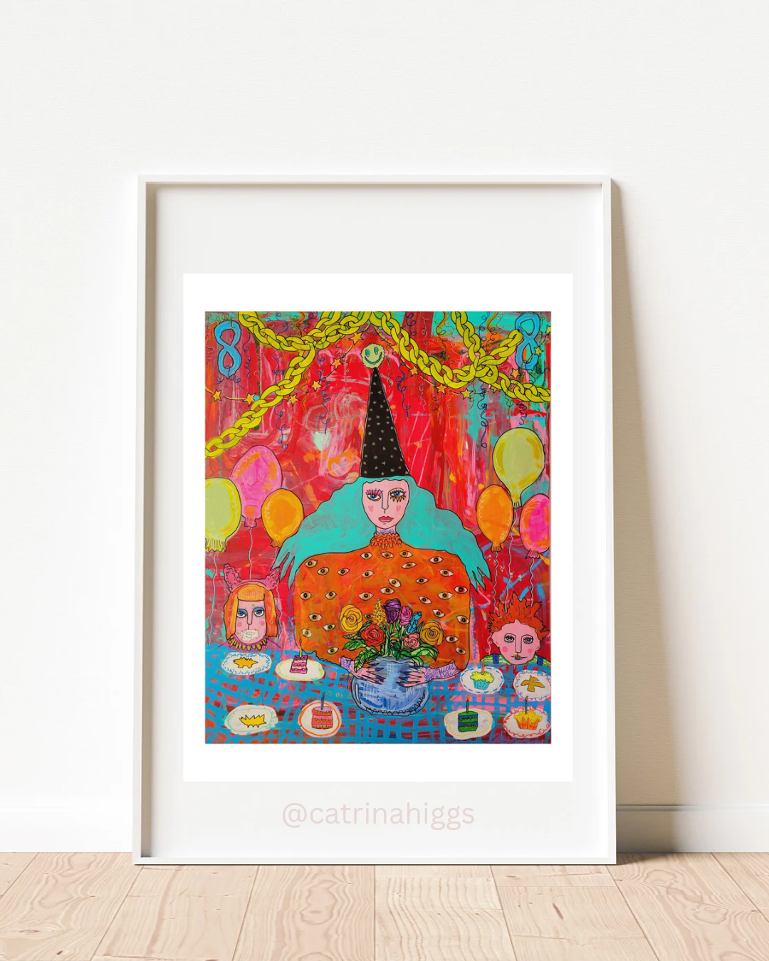 Catrina Higgs 8x11 signed & Dated Art Print 8 of Plates