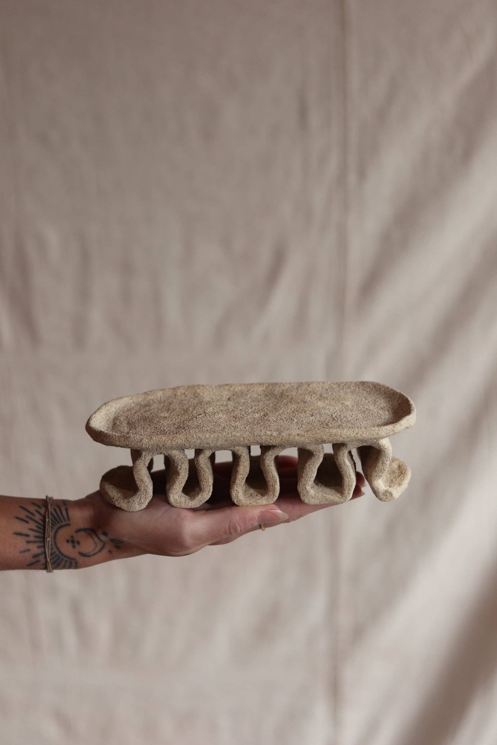 7.5" Gathered Earth Sculptural Dish