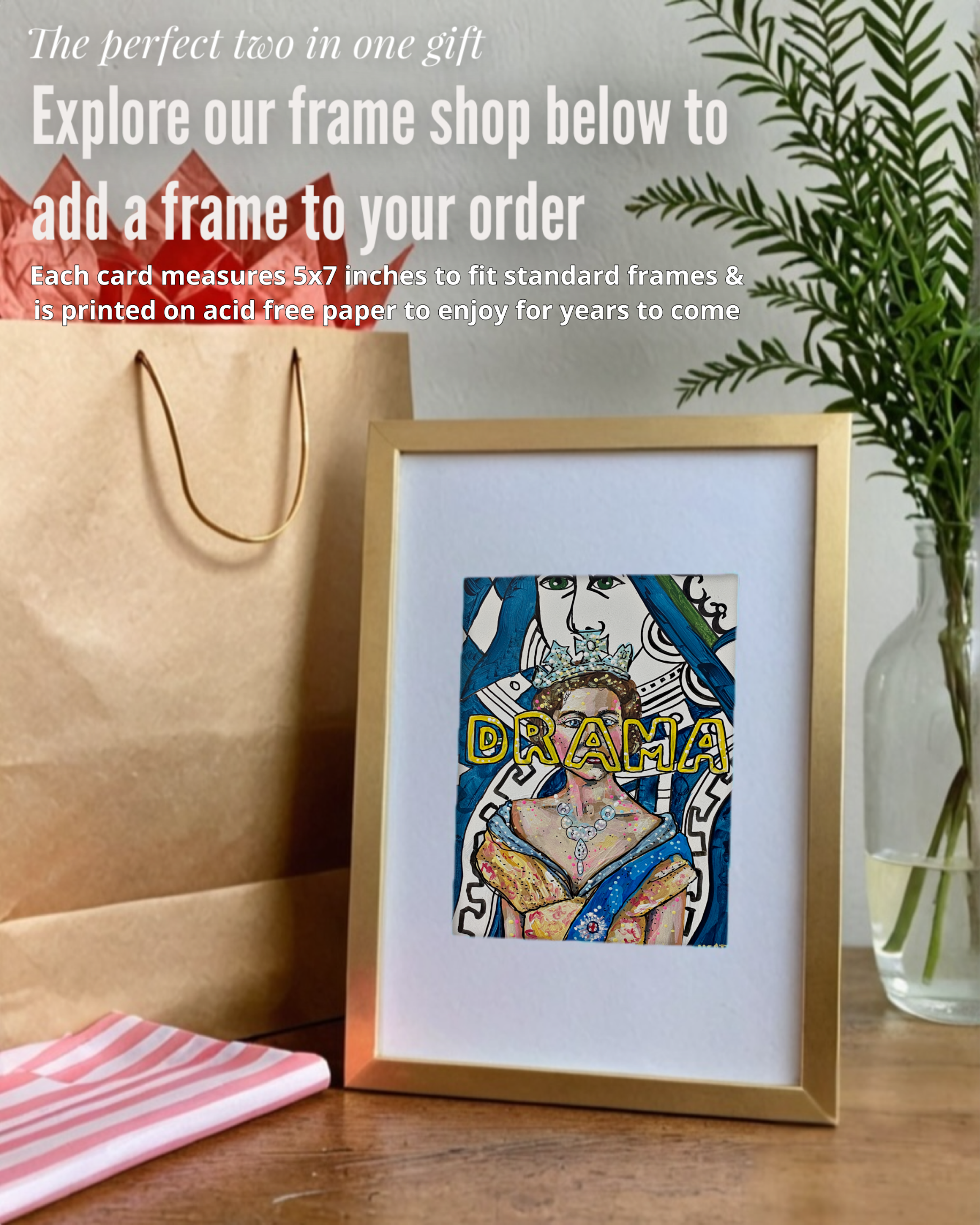 Drama Queen - Greeting Card / Fine Art Print - Arte House