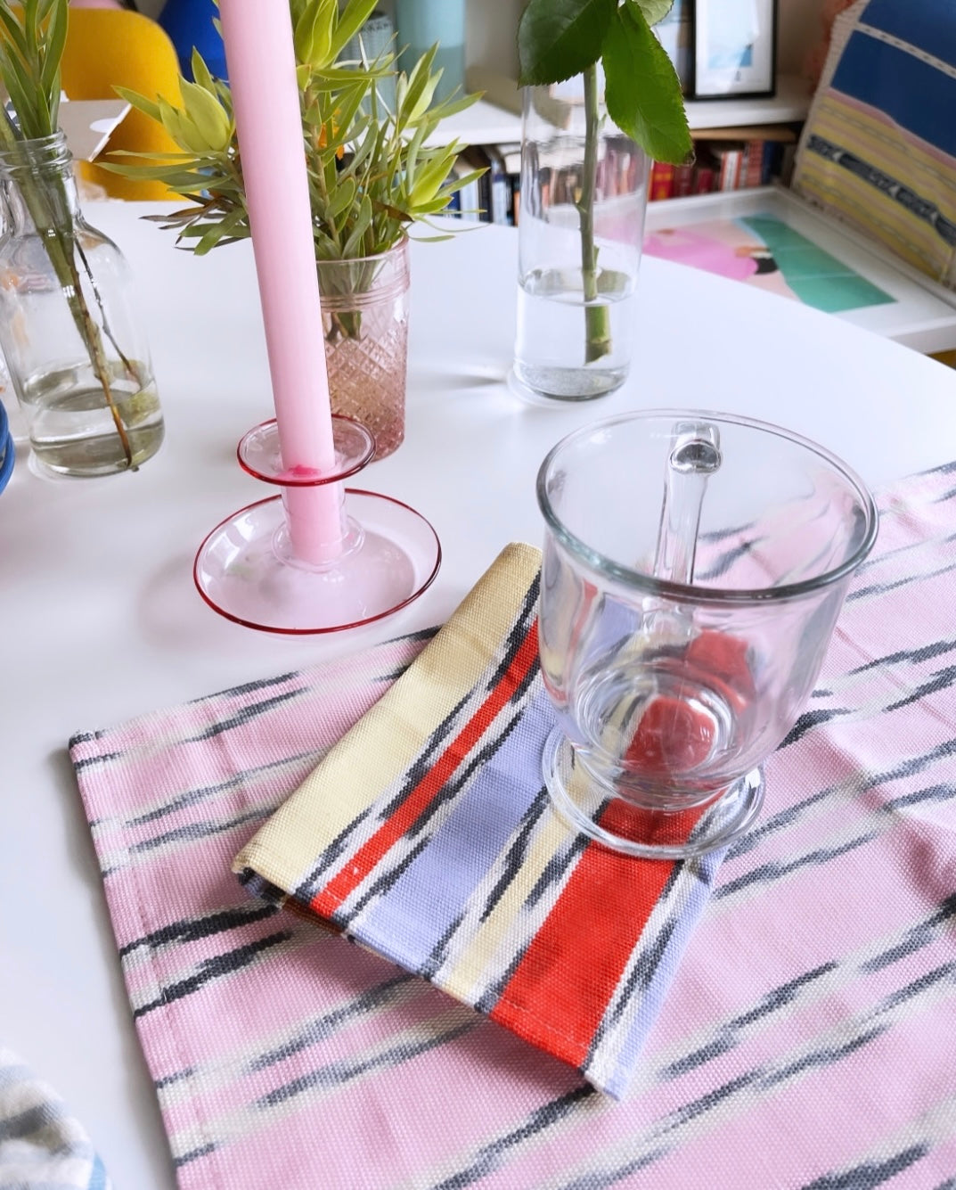 Xela Multi Jaspe Cocktail Napkins Set of 4 - Arte House