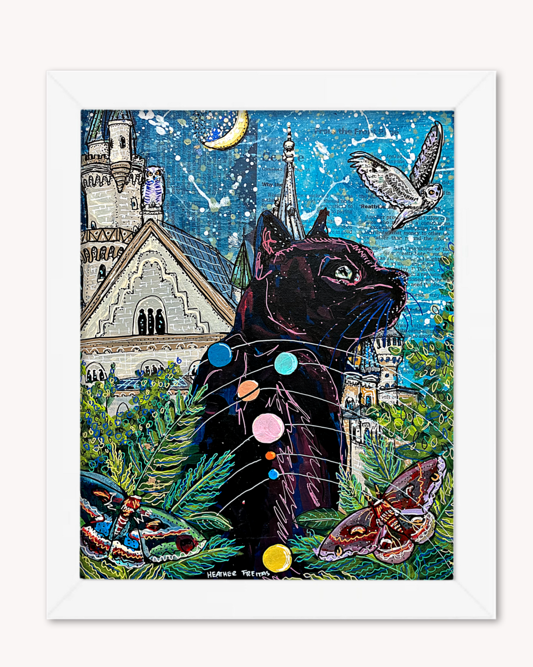Jupiter Castle Cat Print - Arte House