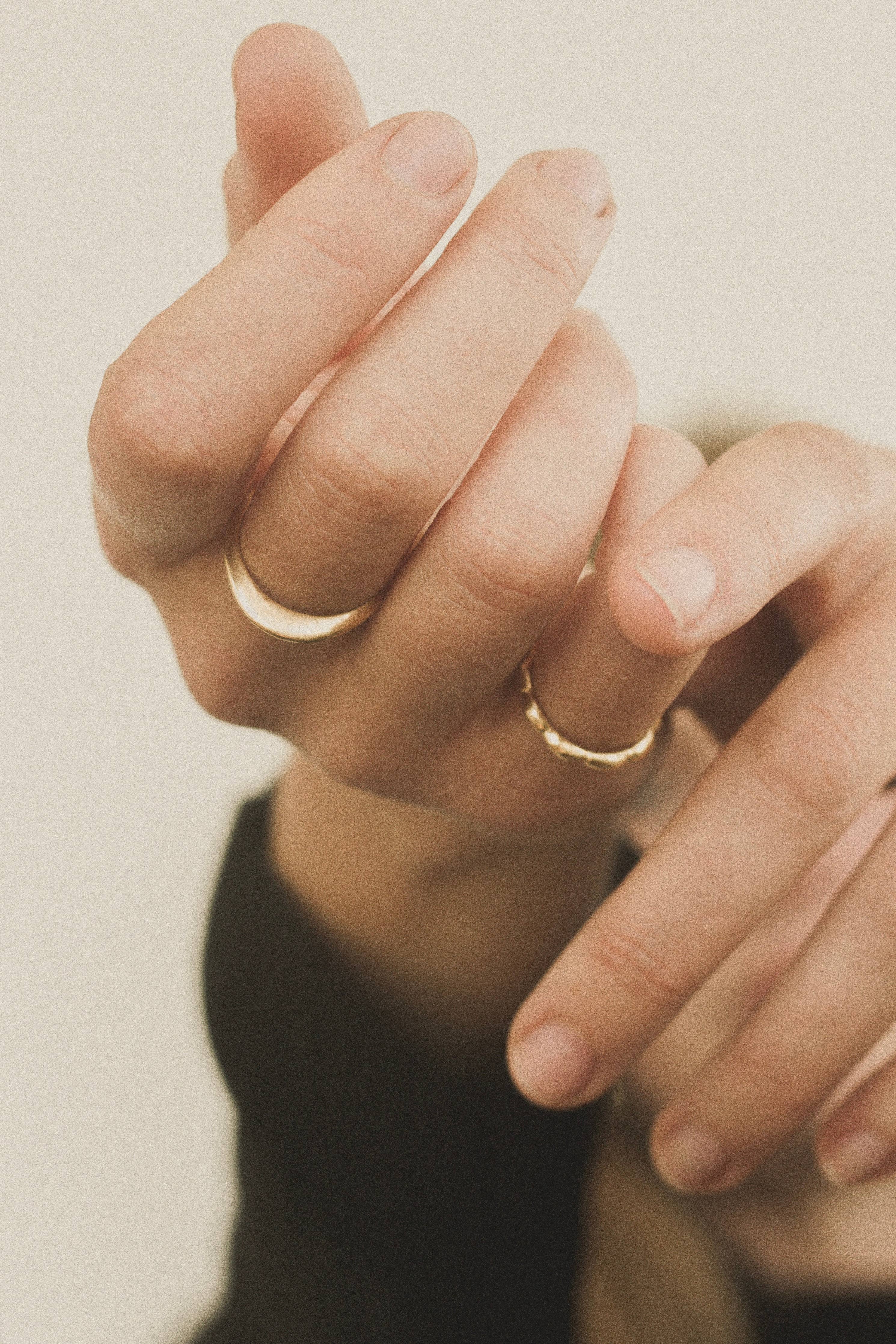 Ojai ring with recycled metals