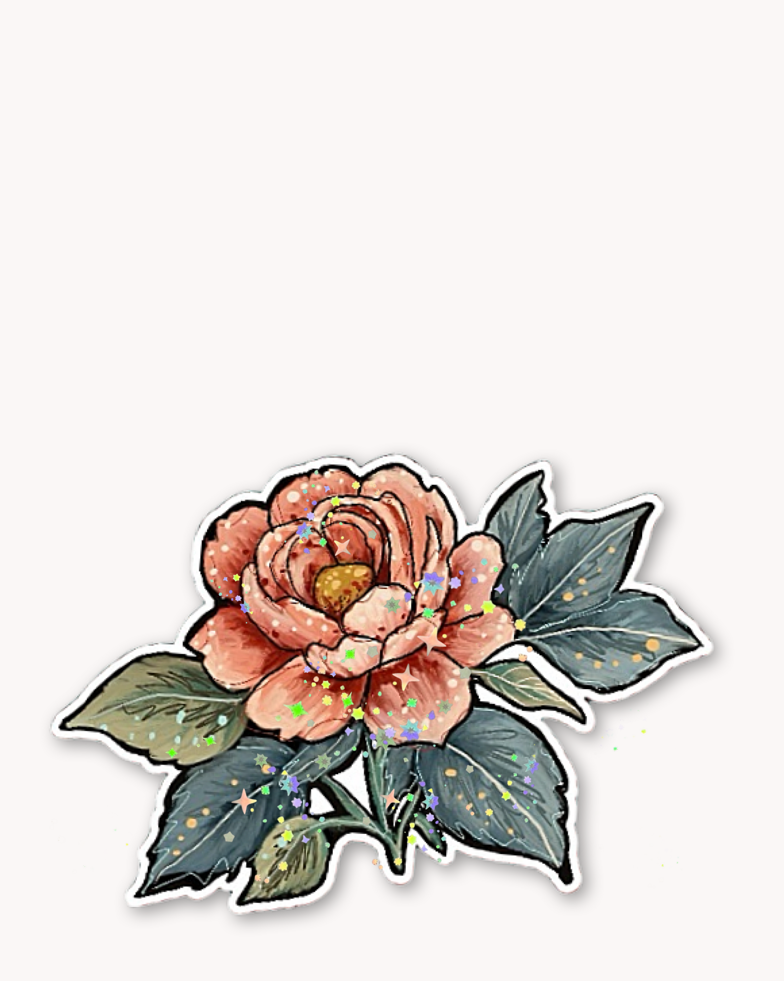 Blush Rose Sticker - Arte House
