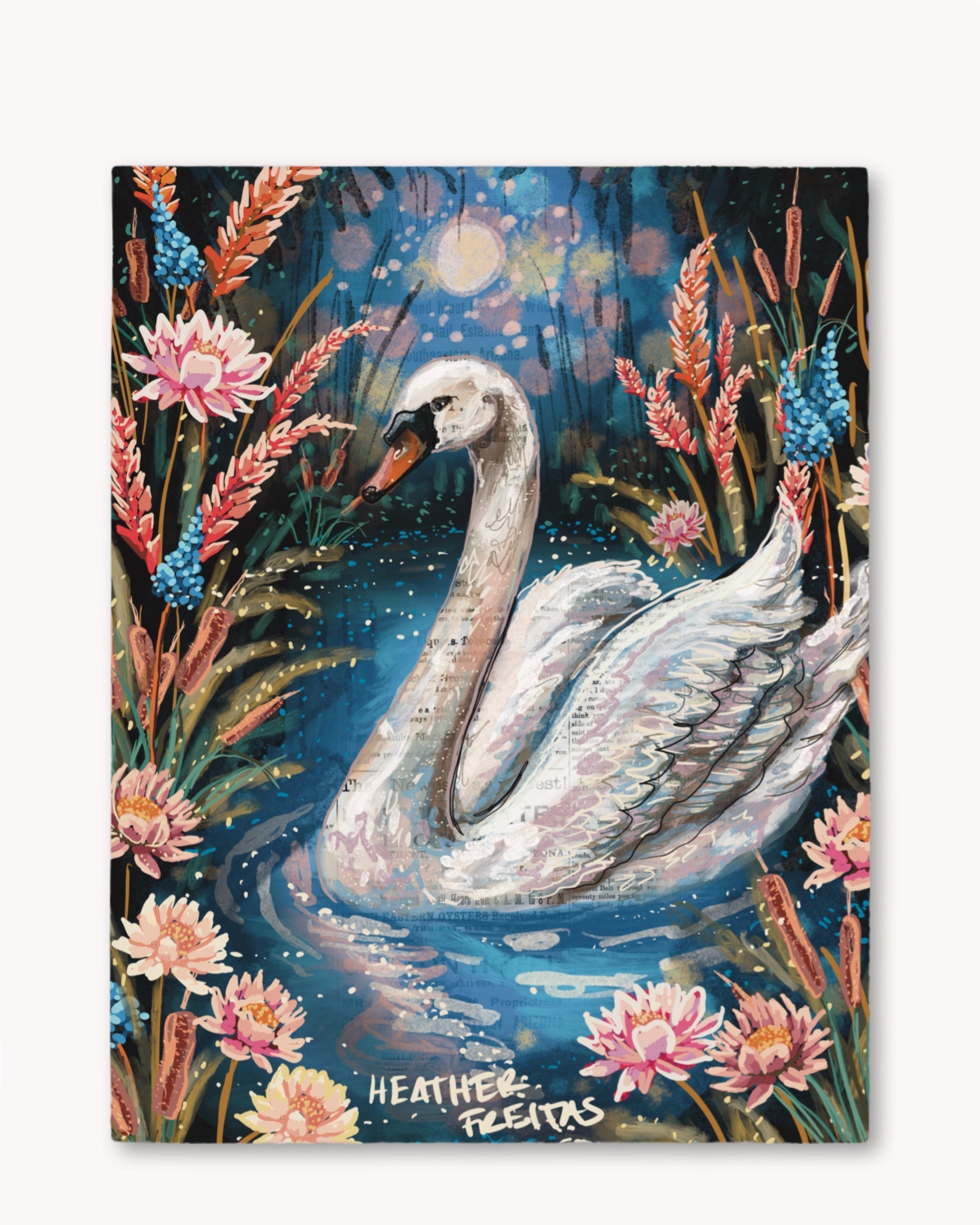 Serenity Swan Print - Arte House