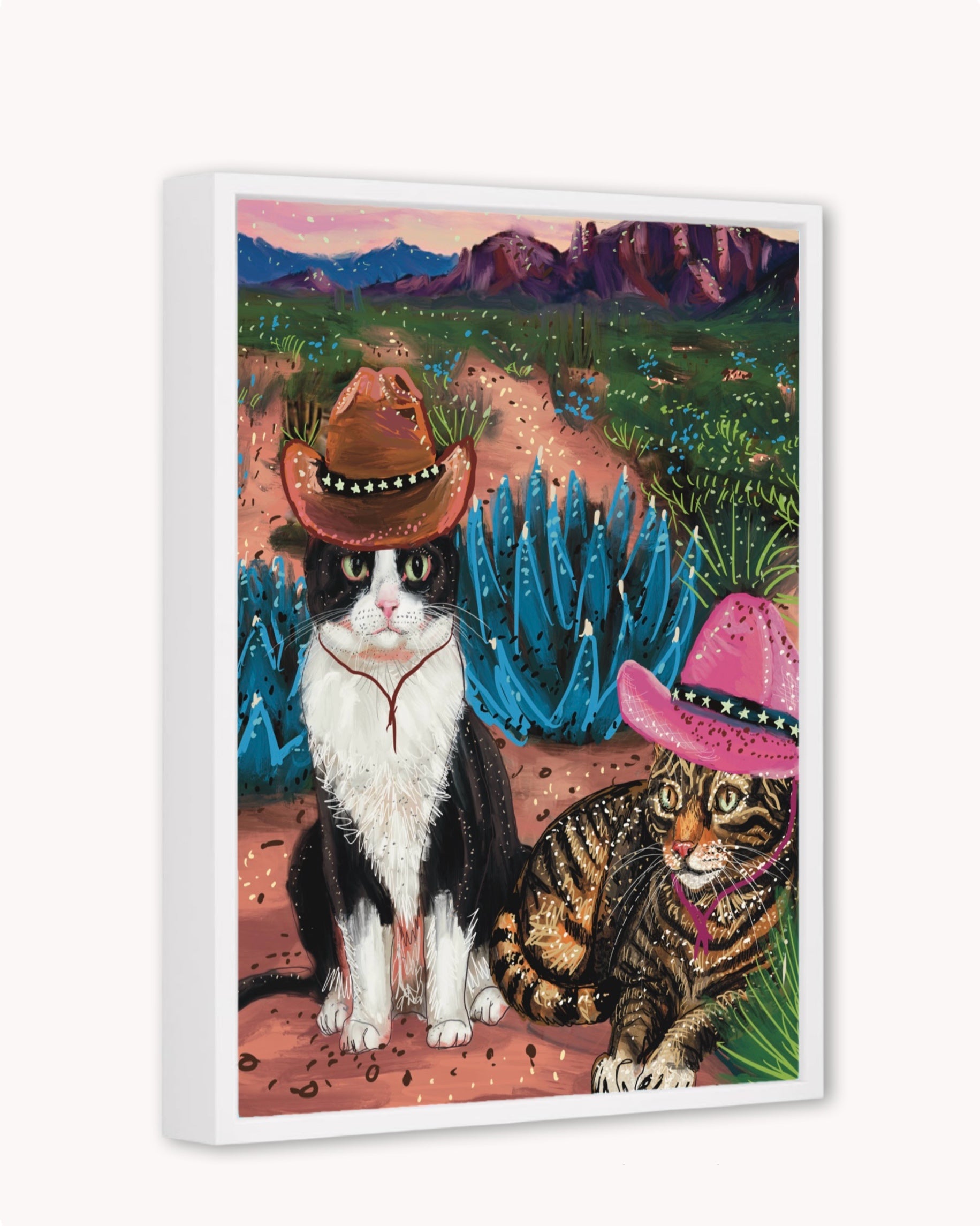 Cowboy Cats Print - Arte House