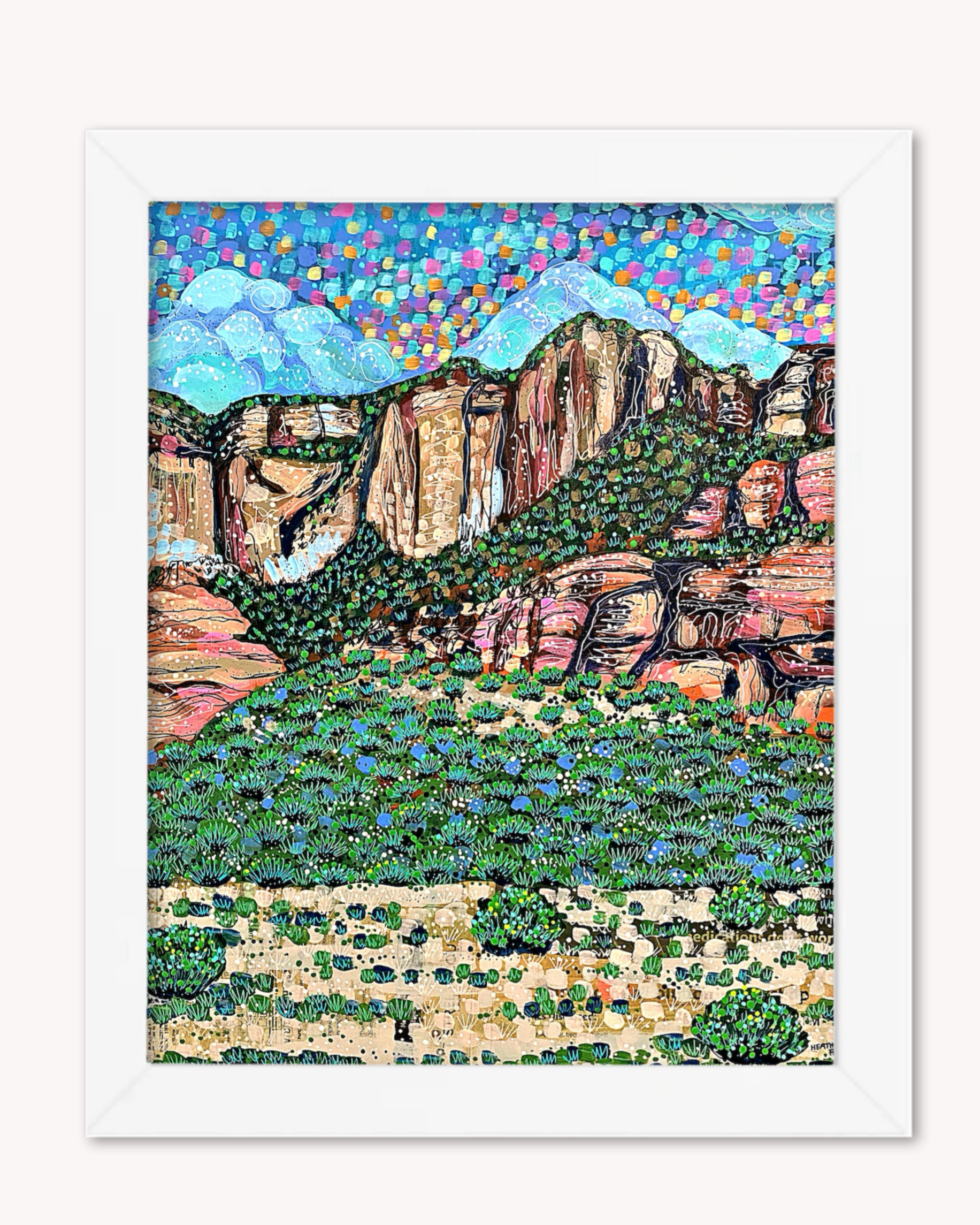 Evergreen Sandstone Print - Arte House