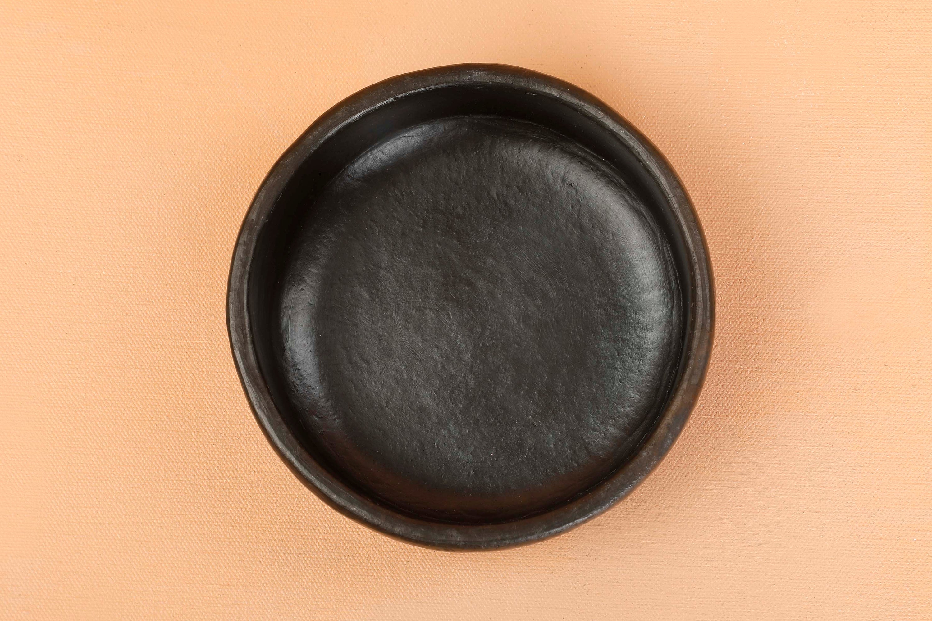 Earthenware Clay Longpi Pottery Bowl, 6x2 Inch (Set of 2) - Arte House