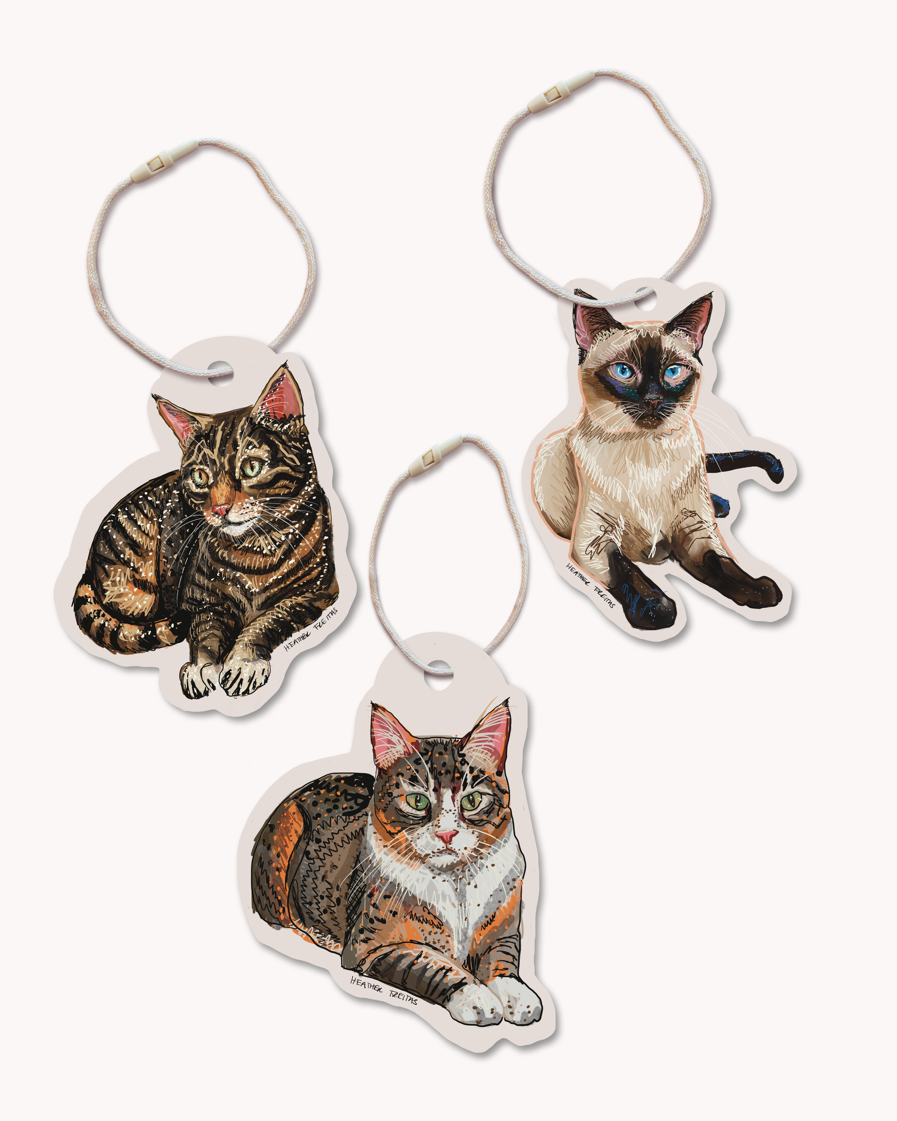 Cats Gift Tags ( 6 pack ) - Arte House