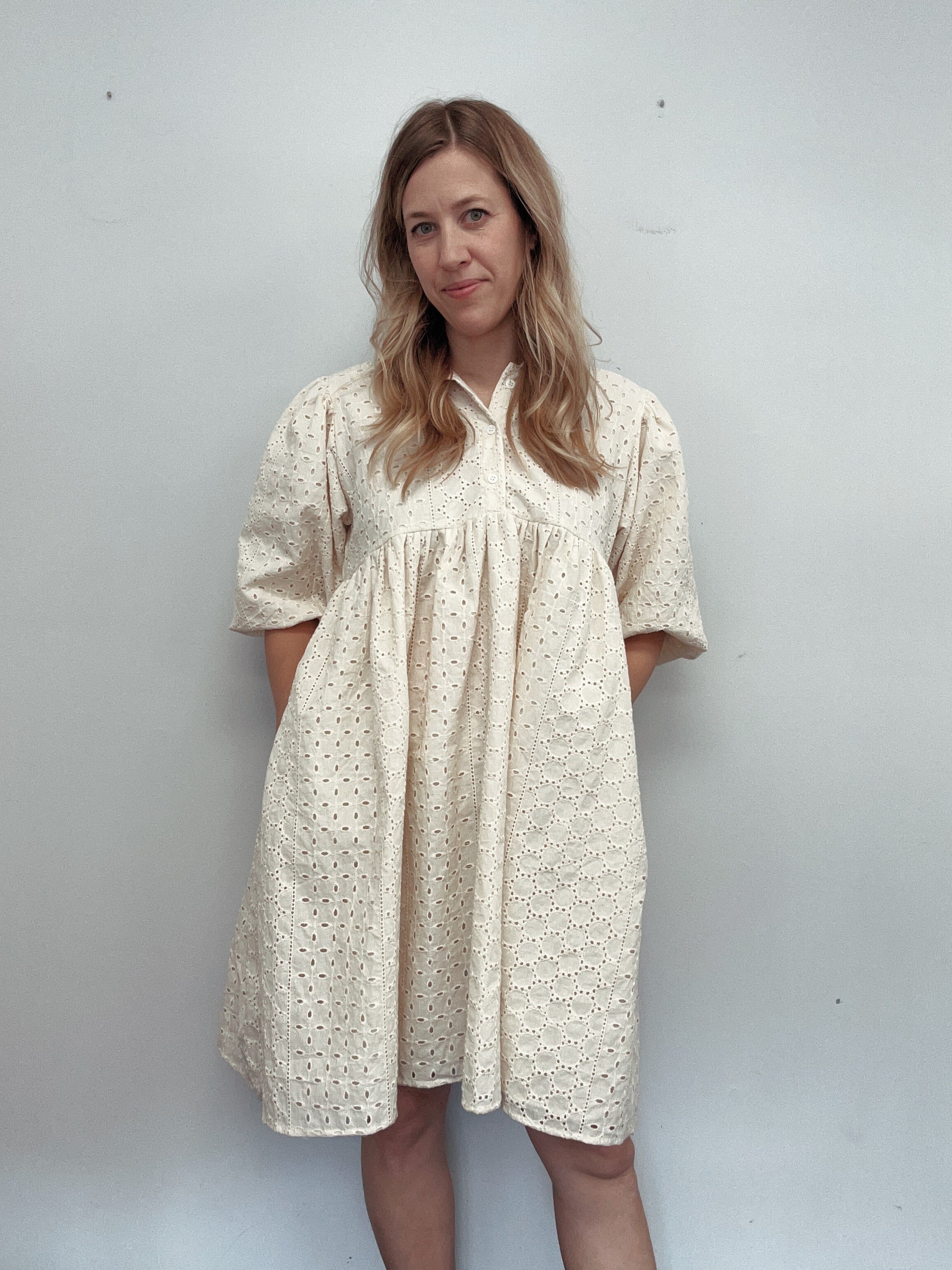 Eyelet Gwen Dress G37 - Arte House