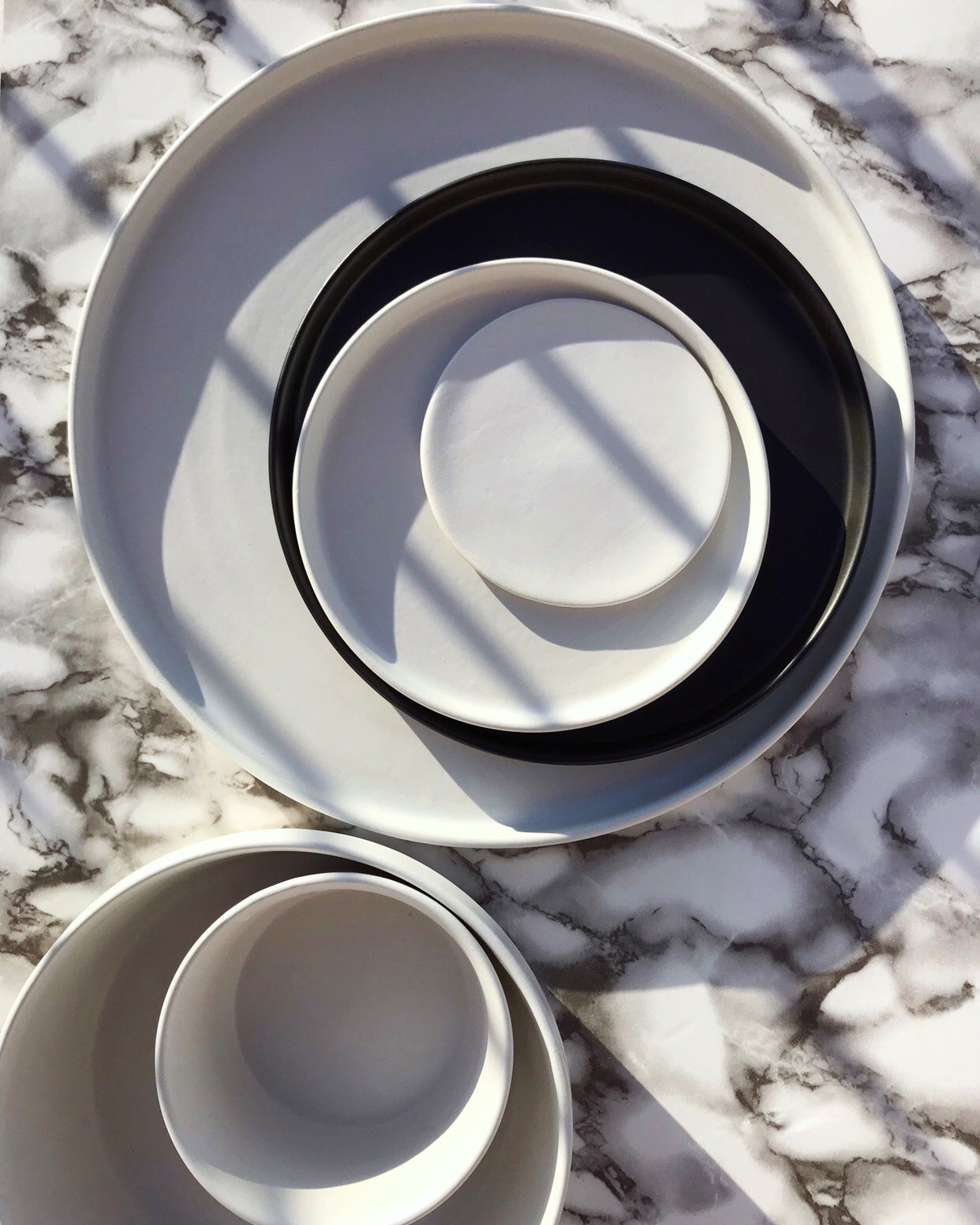 SALE Casa Cubista White Matte Tableware - Plates and Bowls - Arte House