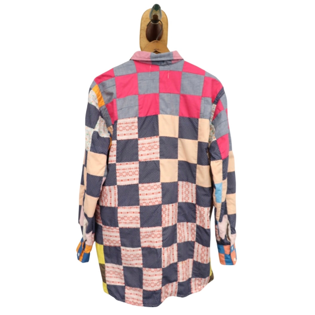 George Quilted Long Sleeve Button Down Sz XS GLS6 - Arte House