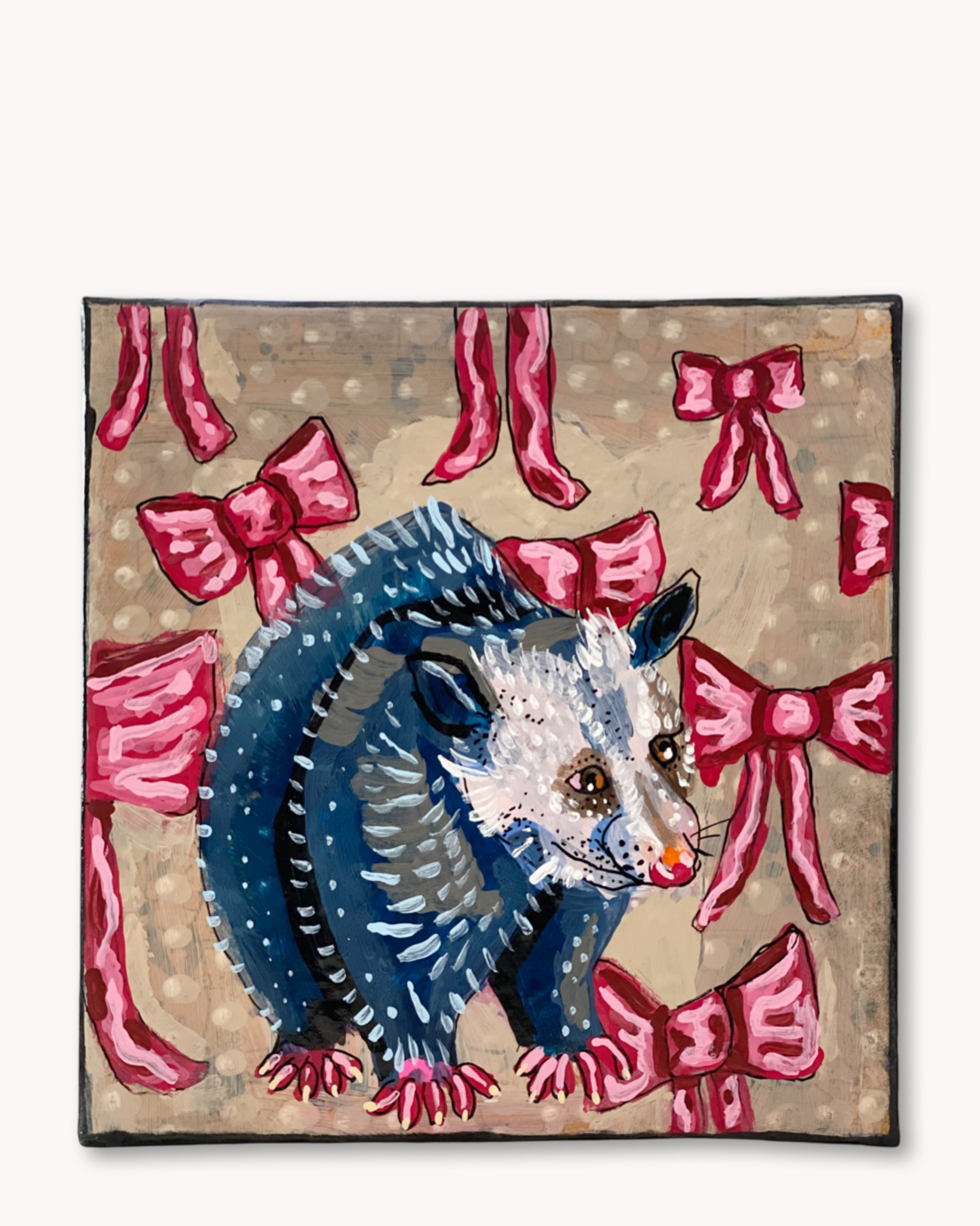 Opossum Bows ( original painting ) - Arte House