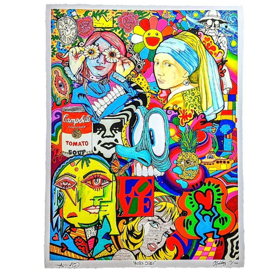 Aaron Brooks x Ellie Paisley "Master Study (Large)" Print