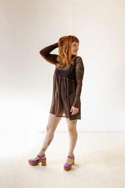 Megumi Mini Dress in Earth Deco