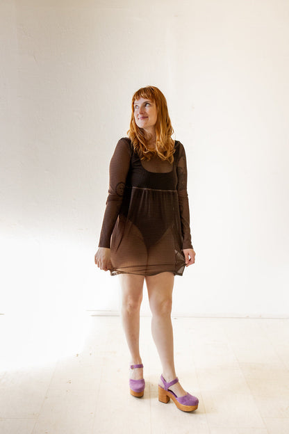 Megumi Mini Dress in Earth Deco