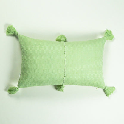 Antigua Pillow - Light Pistachio Solid