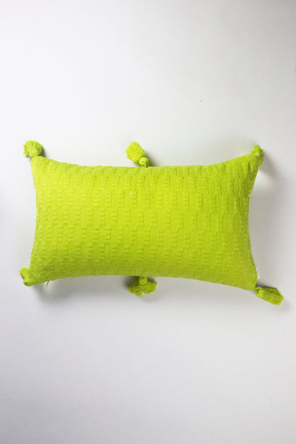 Antigua Pillow - Lemon Lime Solid