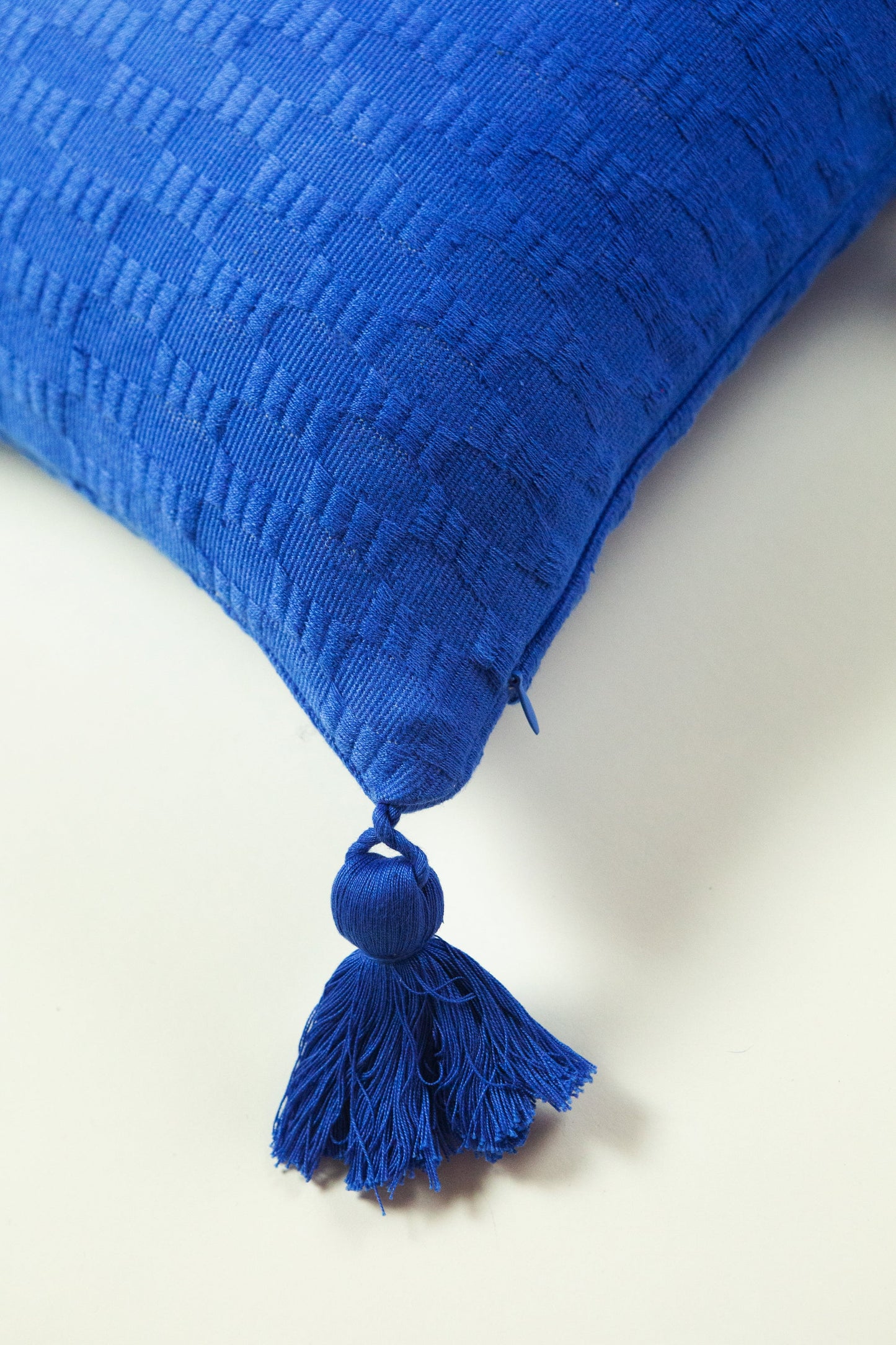 Antigua Pillow - Medium Blue Solid