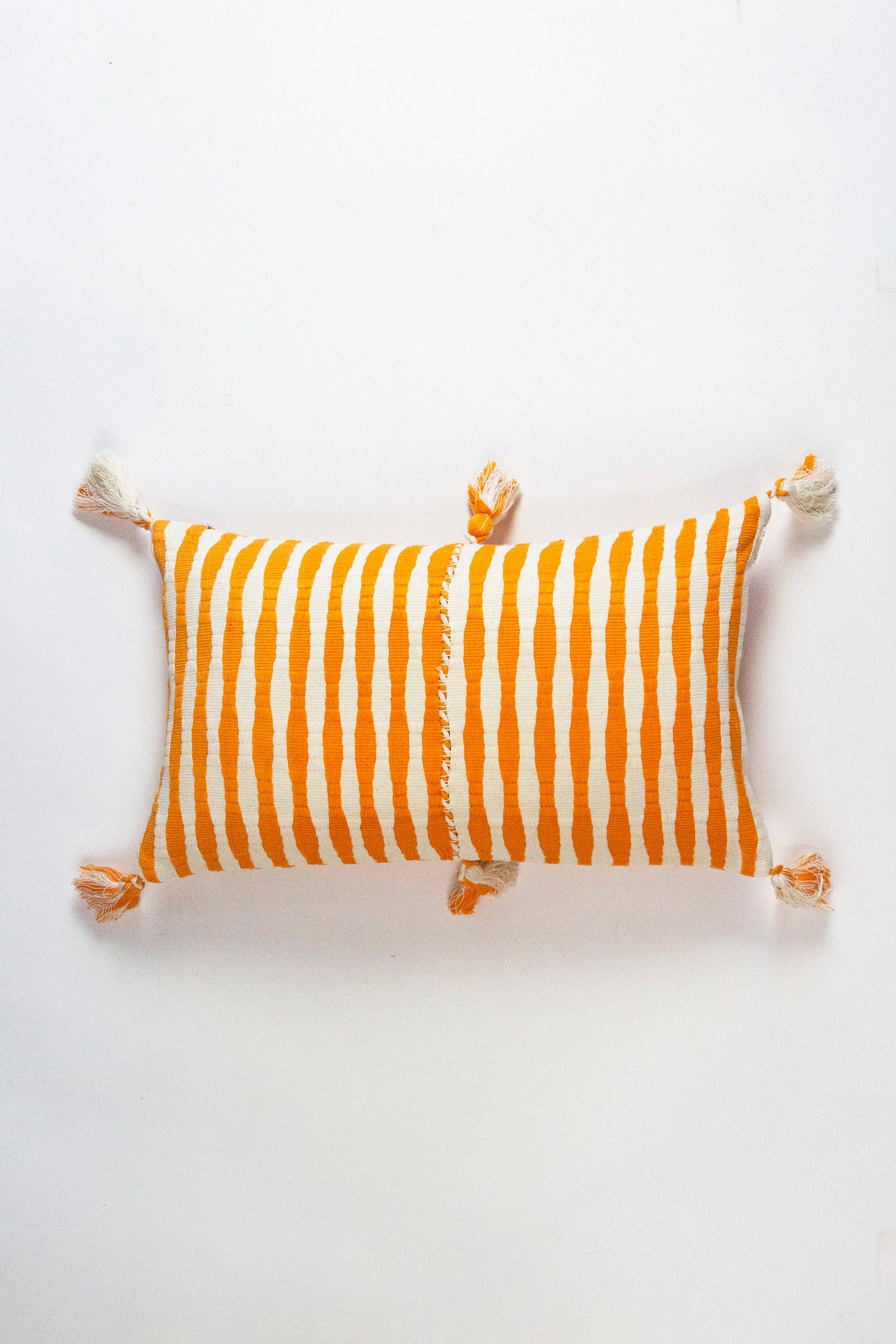 Antigua Pillow - Orange Striped