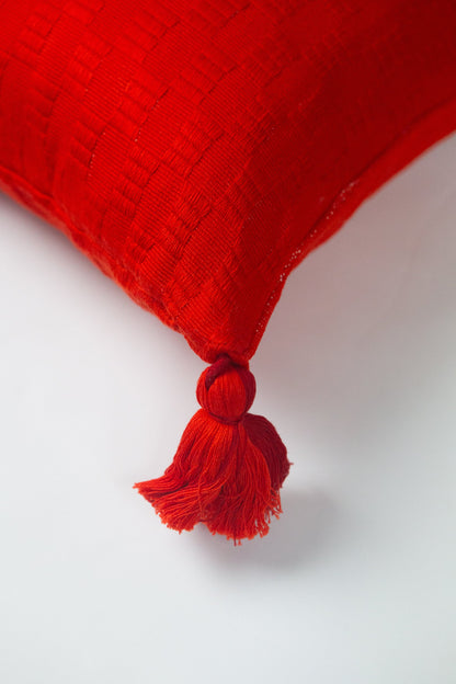 Antigua Pillow - Red Colorblocked