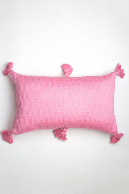 Antigua Pillow - Bubblegum Pink Solid