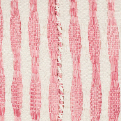 Antigua Pillow- Faded Pink Stripe