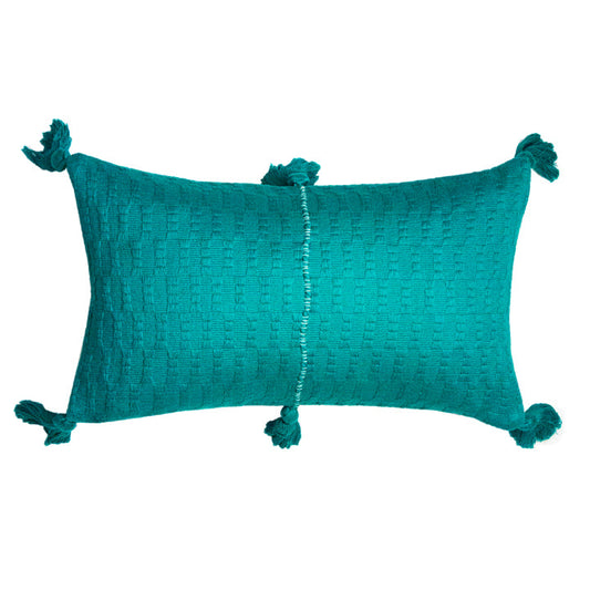 Antigua Pillow - Jade Solid