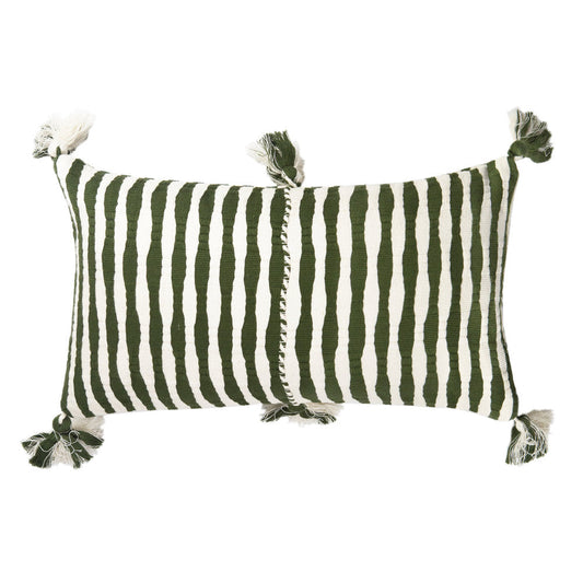 Antigua Pillow - Forest Stripe