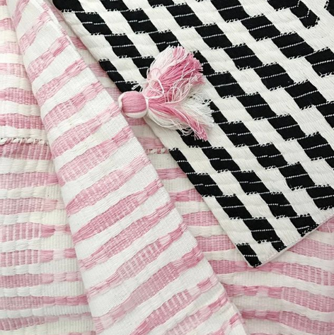 Almolonga Zig Zag Pillow - Black and White