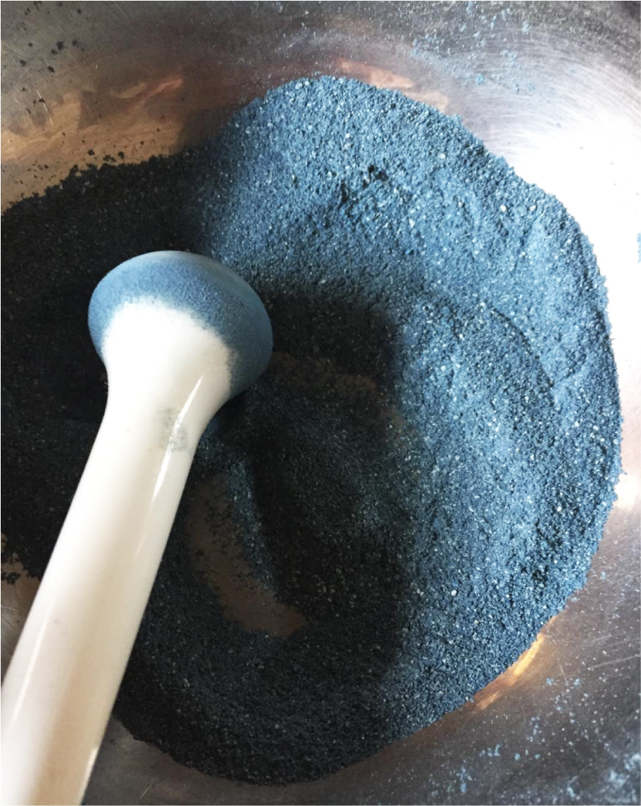 Indigo Diagonal Shibori Tassel Lumbar Pillow 12" x 20"