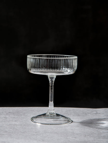 Audrey Glass, 5.5x5.3 Inches (SET OF 4)