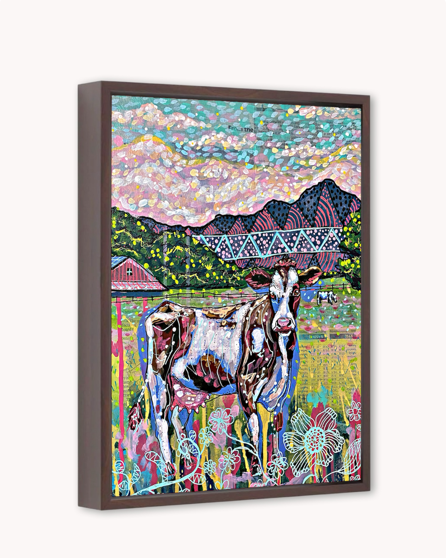 Cows On The Farm Print - Arte House