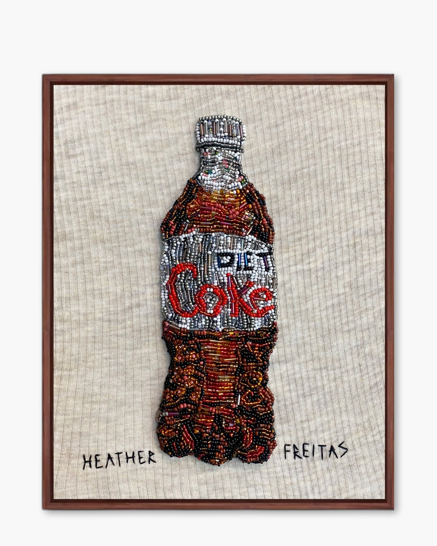 Diet Soda Beaded Artwork - Arte House