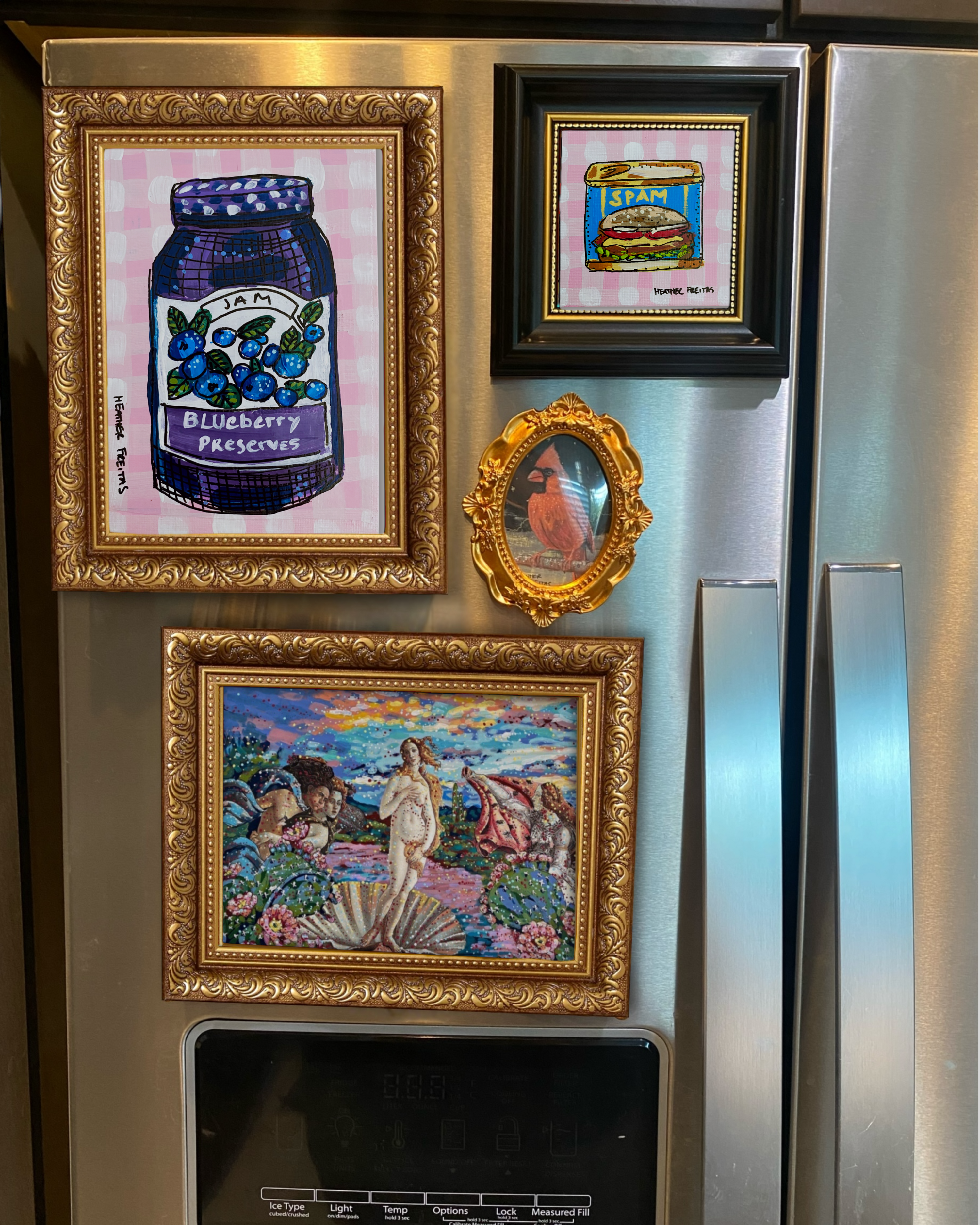 Spam Framed Magnet ( Medium ) - Arte House