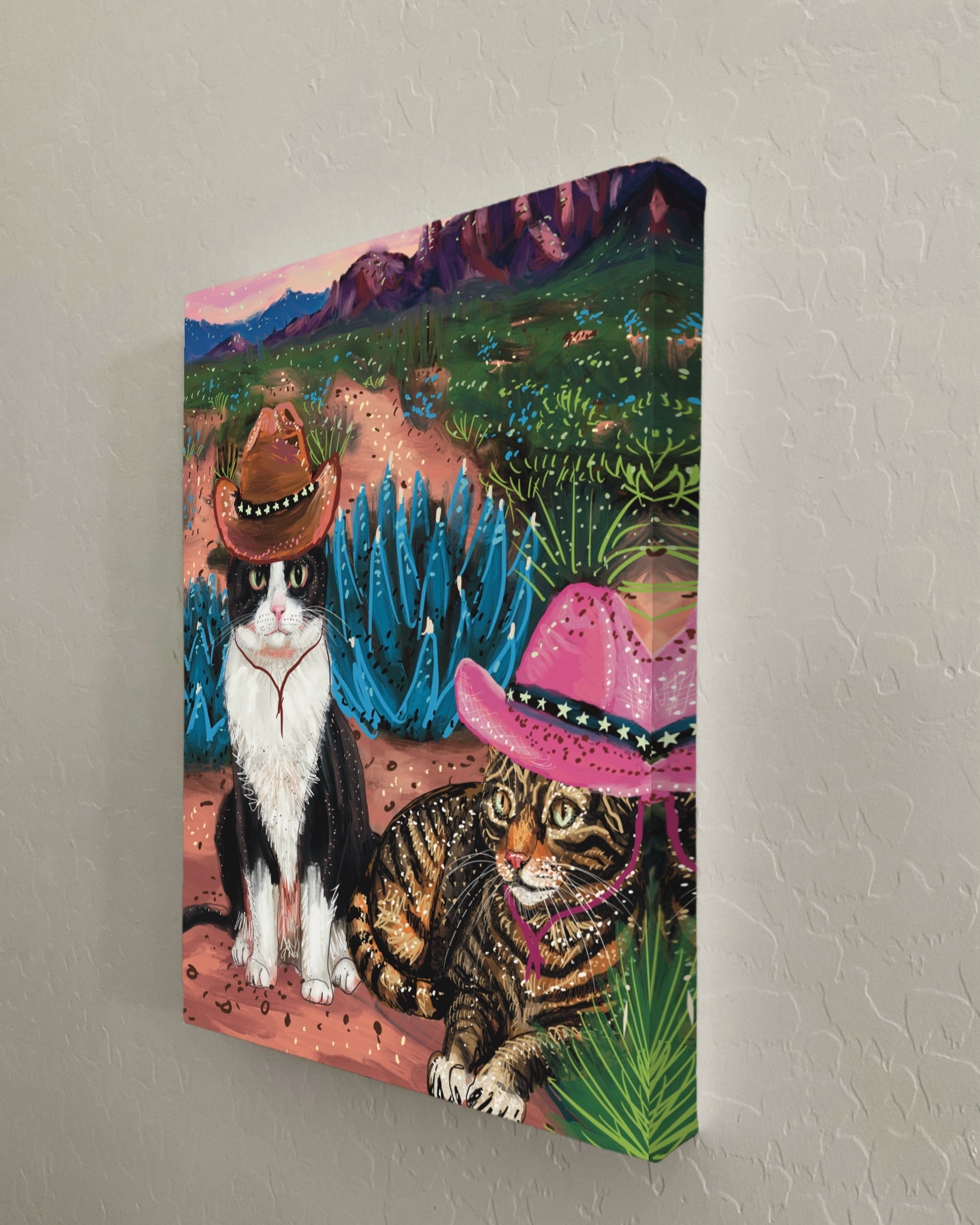 Cowboy Cats Print - Arte House