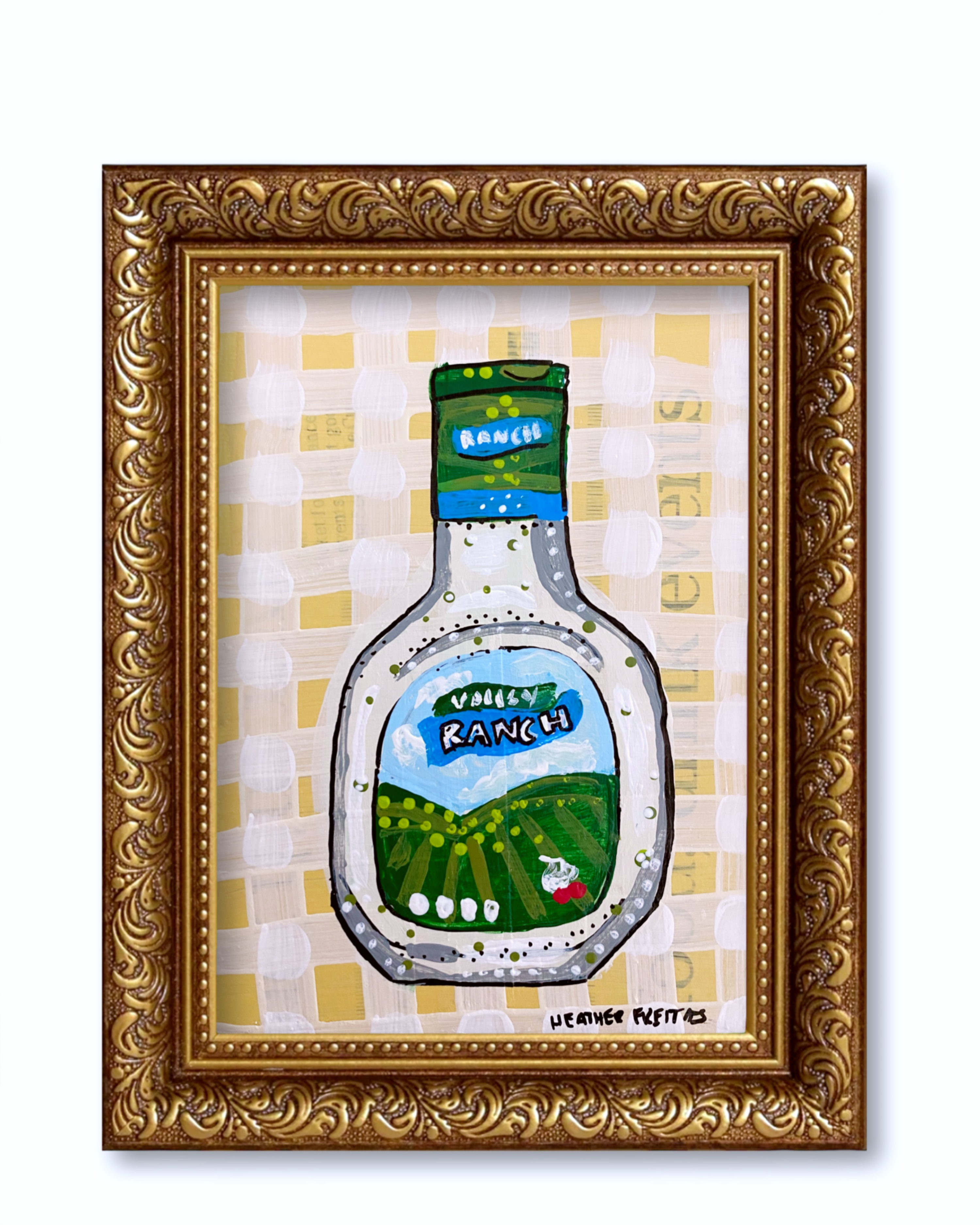 Ranch Dressing Fine Art Magnet ( Large )