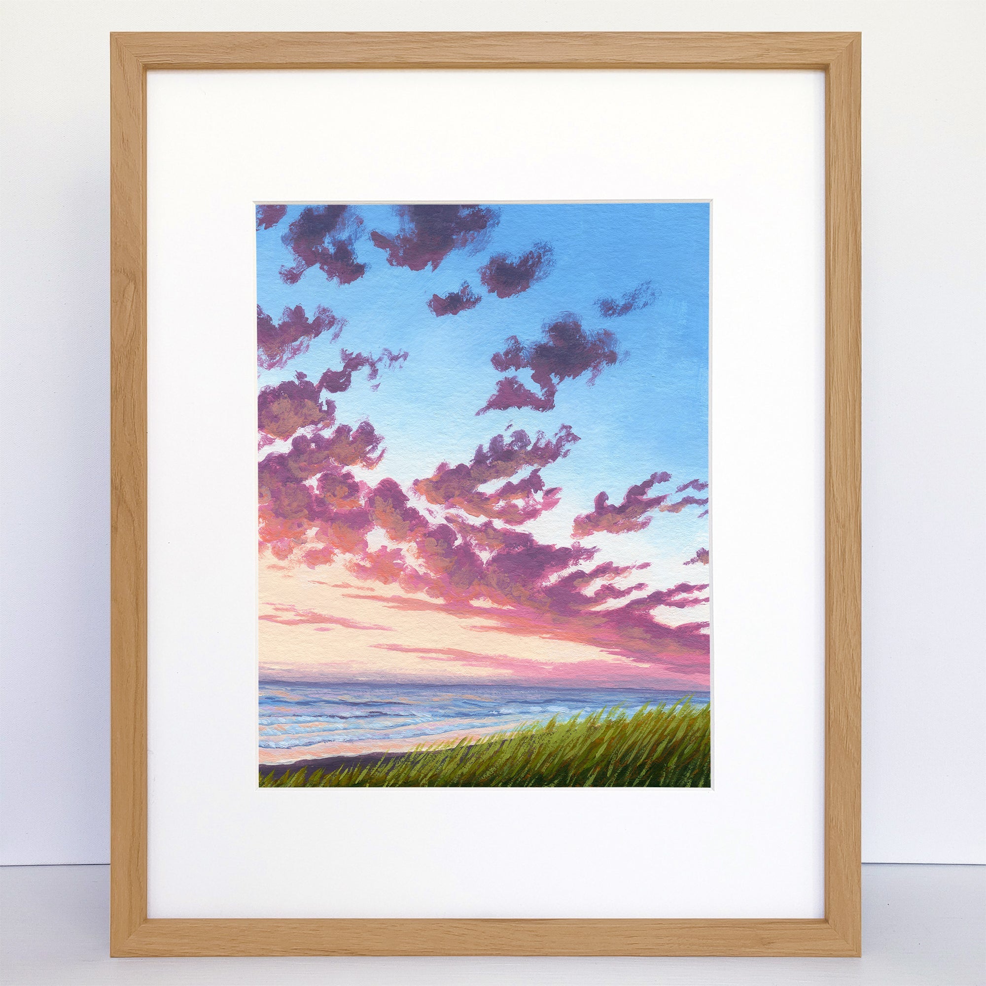 Gearhart Sunset 3 a Vertical Art Print