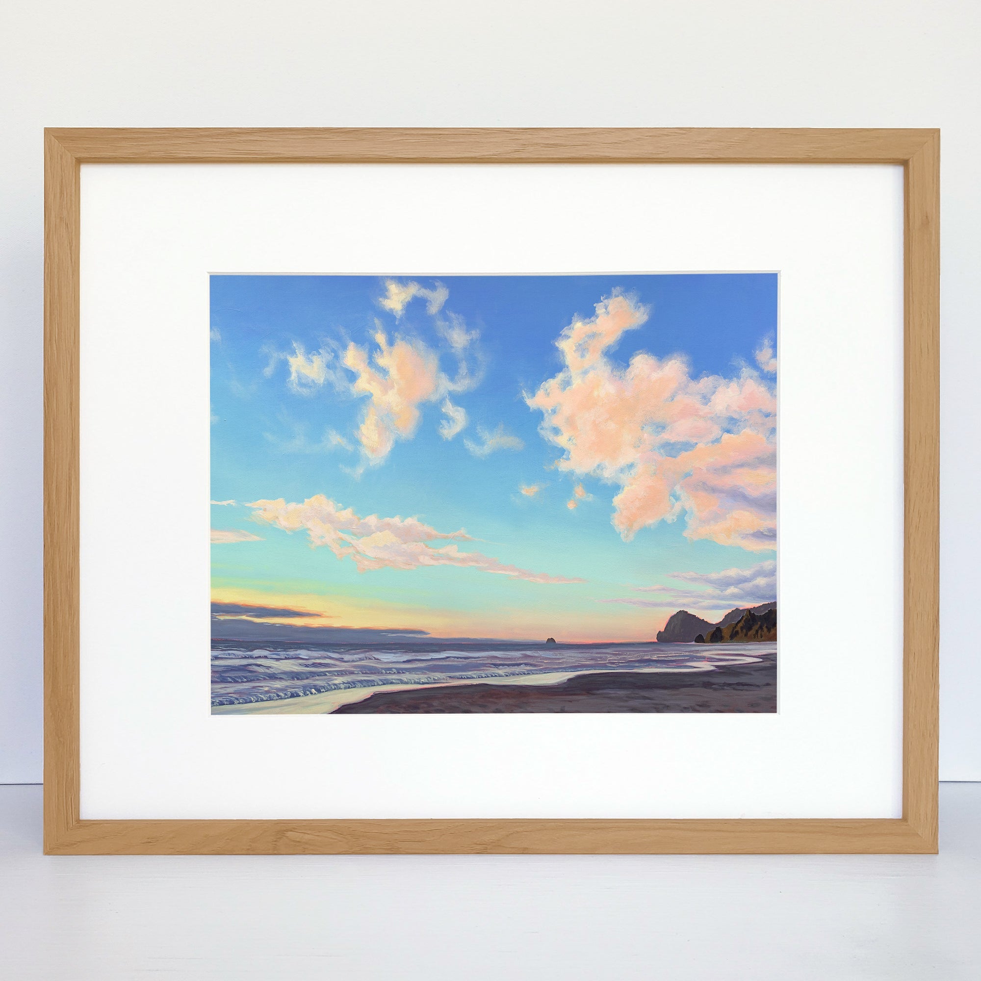 Sunset at Roads End a Horizontal Art Print - Arte House