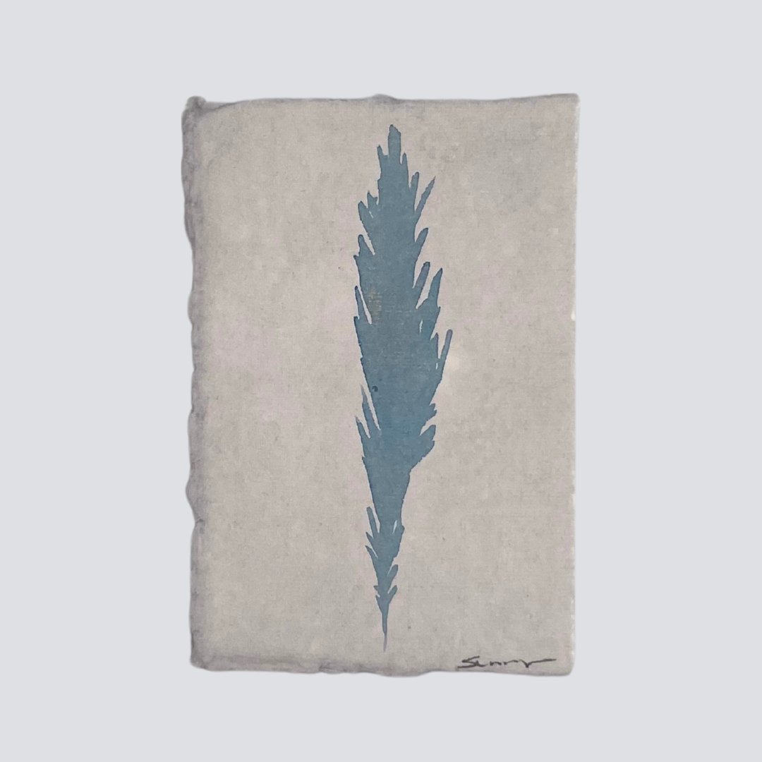 Large Shimmering Sky Angel Feather