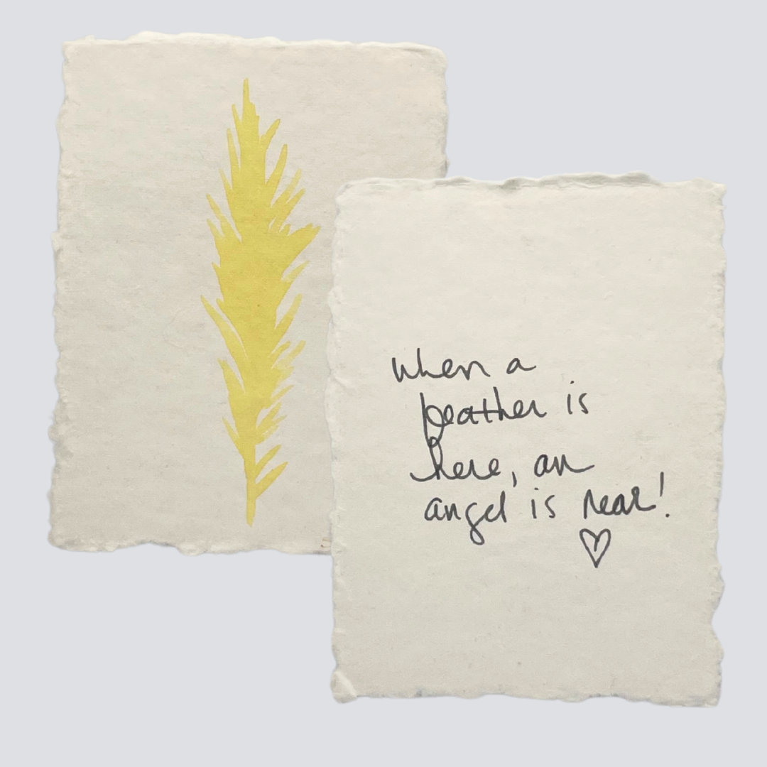 Medium Buttercup Yellow Angel Feather