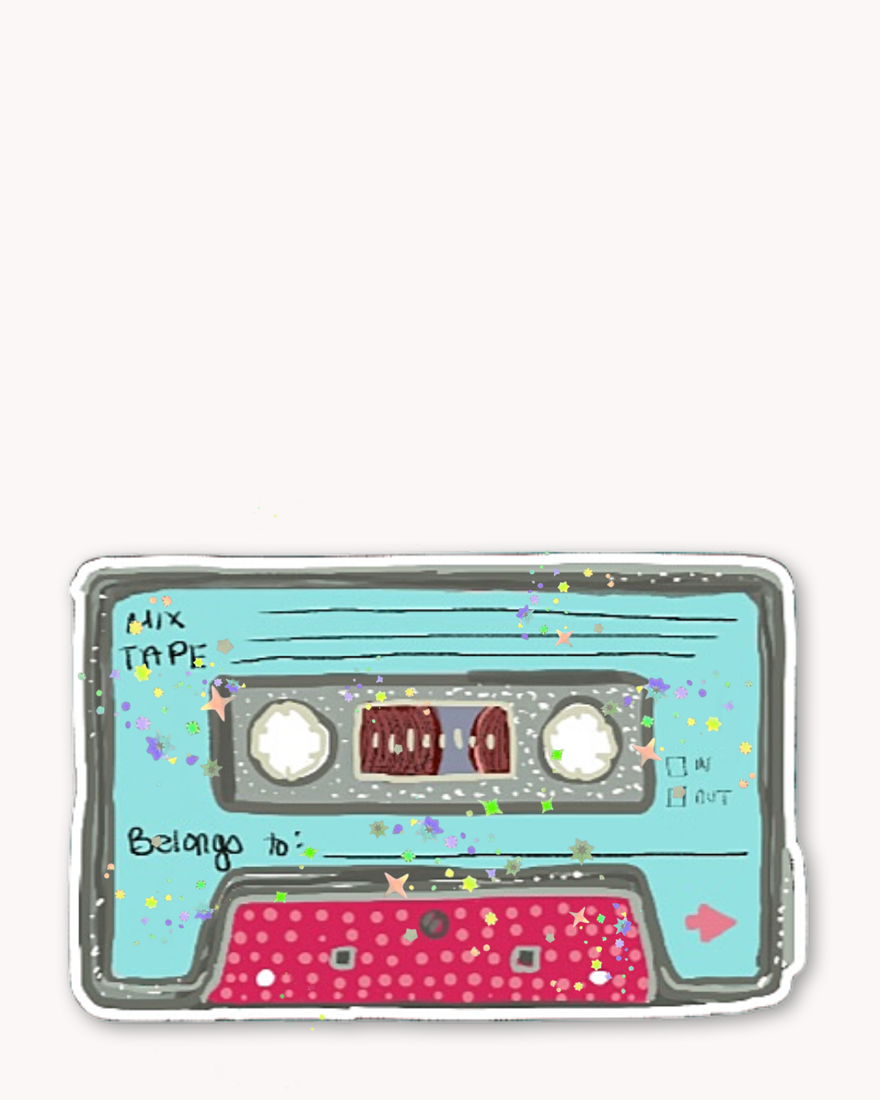 Teal Mixtape Sticker - Arte House