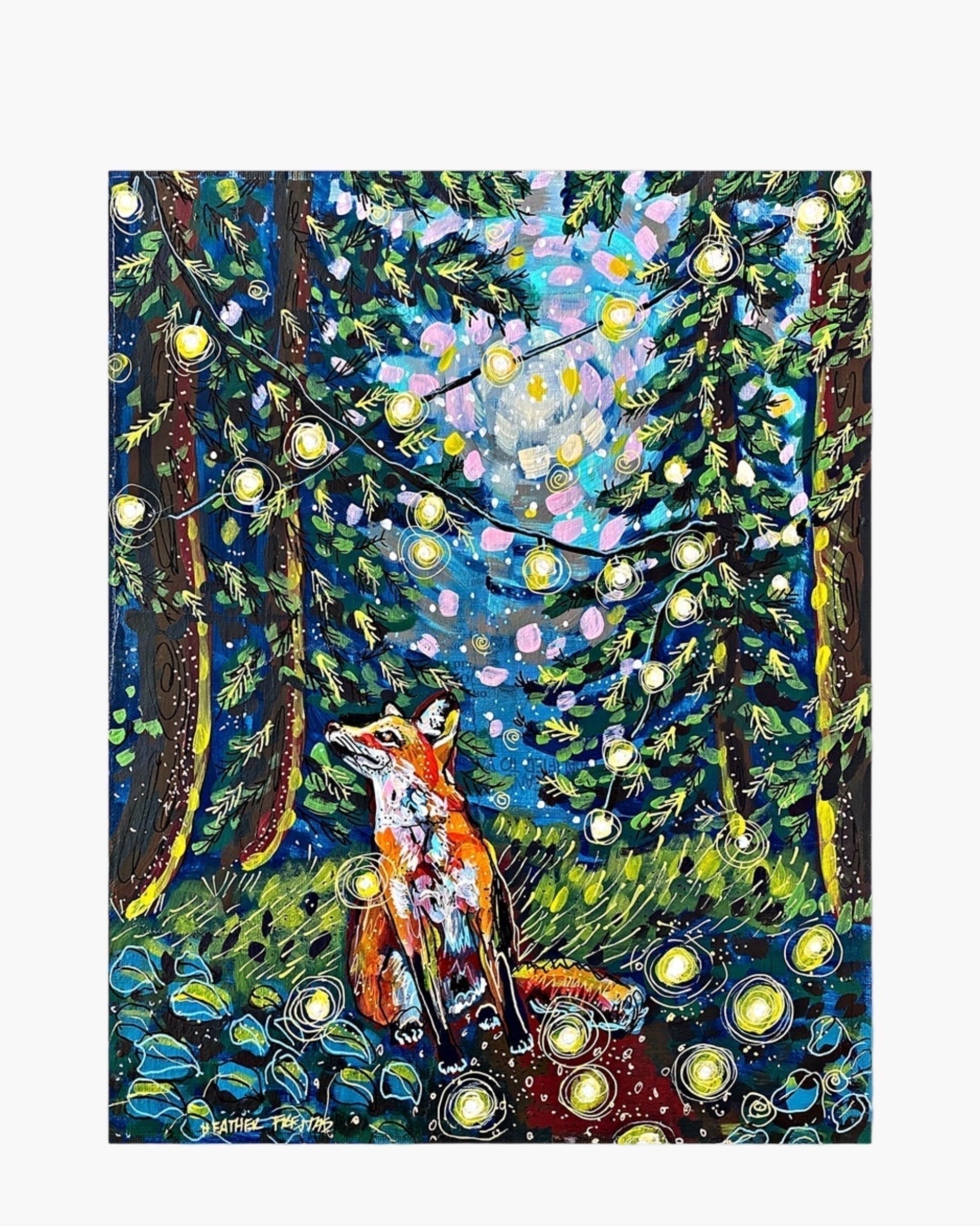 Forest Fox Print - Arte House