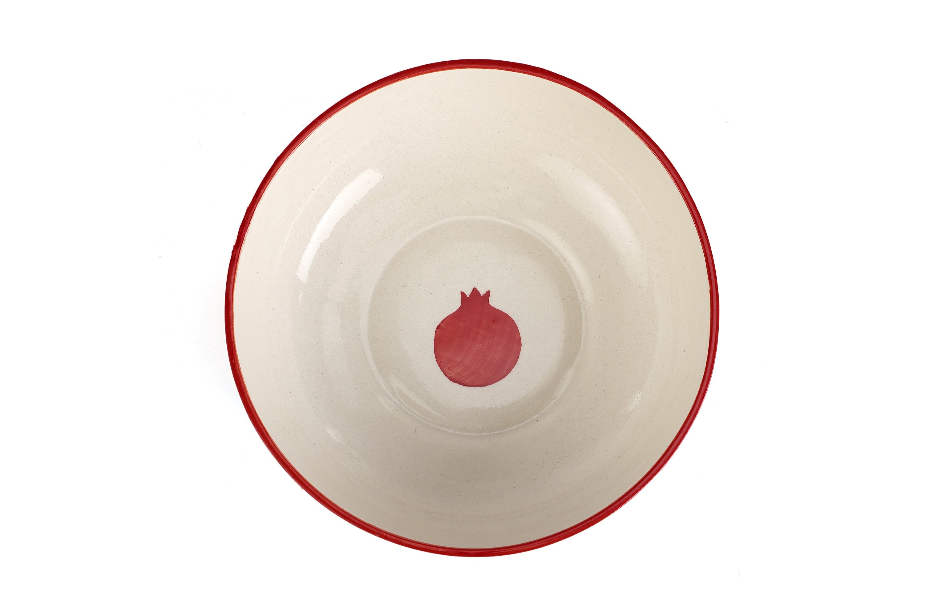 Indian Anaar Bowl, Red - 2.5x7 Inches  (Set of 4) - Arte House